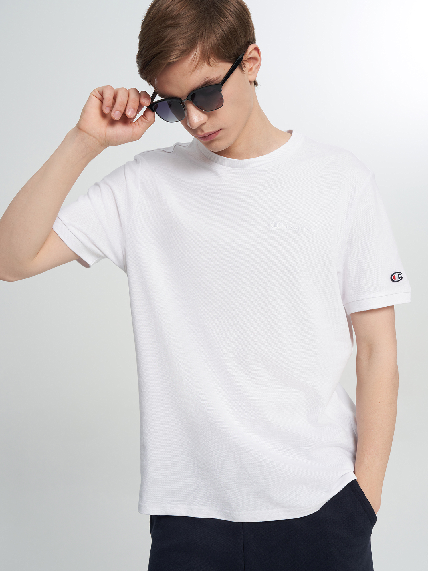 Футболка Champion, белый, арт. 221483C0K-WW001