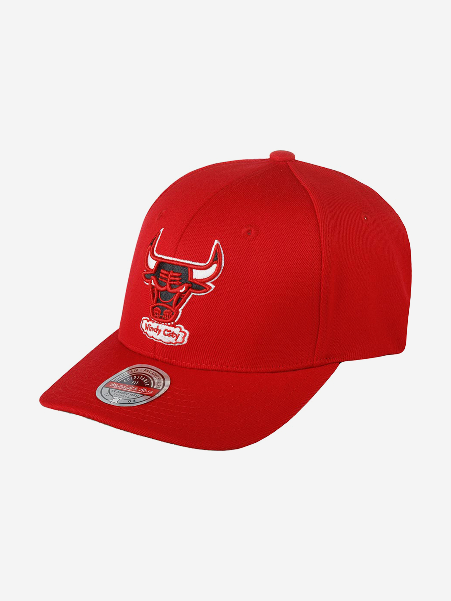 Бейсболка MITCHELL NESS HHSS3260-CBUYYPPPRED1 Chicago Bulls NBA (красный), Красный