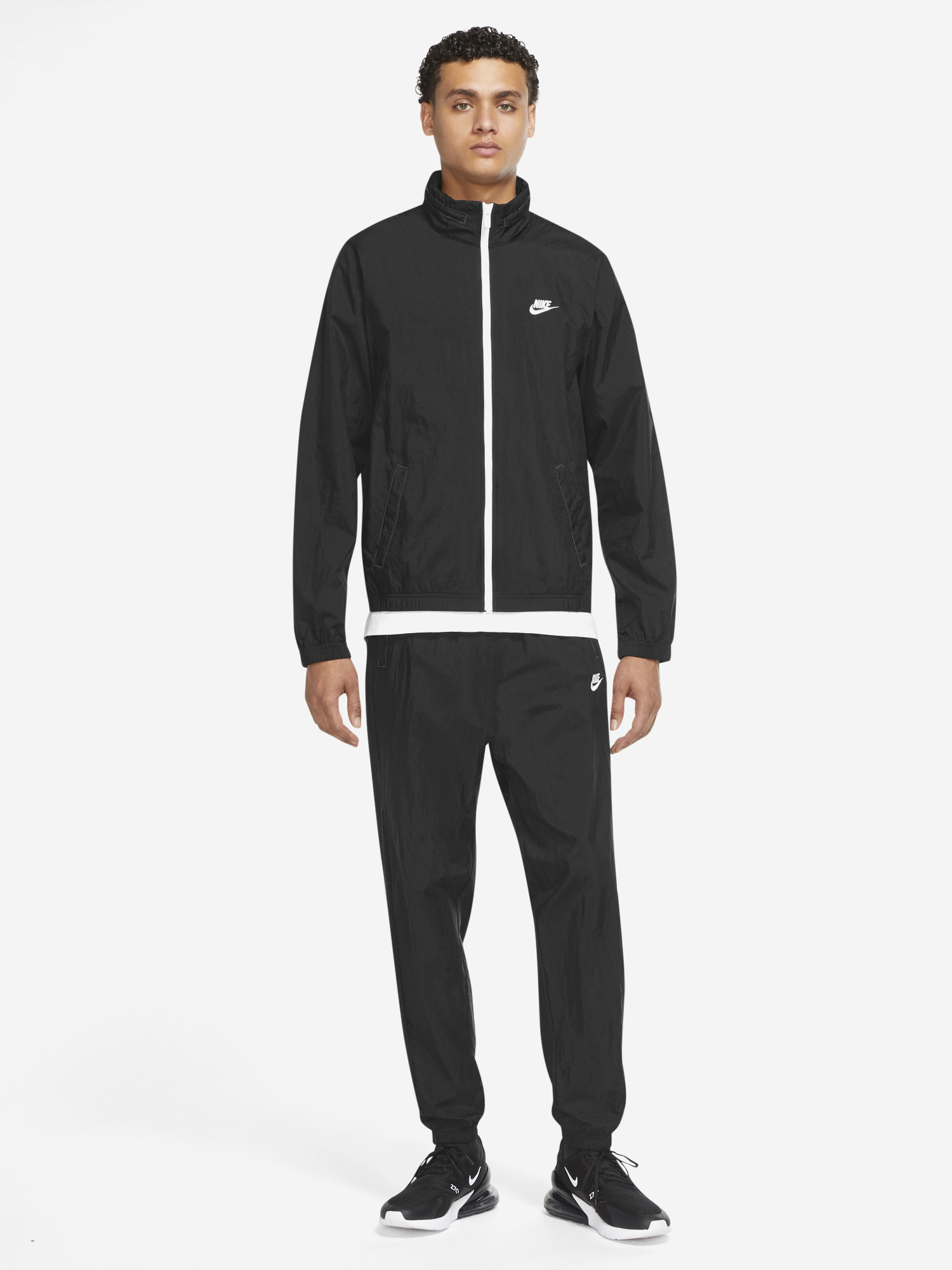 Костюм спортивный мужской Nike Sportswear Sport Essentials, Черный брюки мужские adidas camouflage sport essentials серый