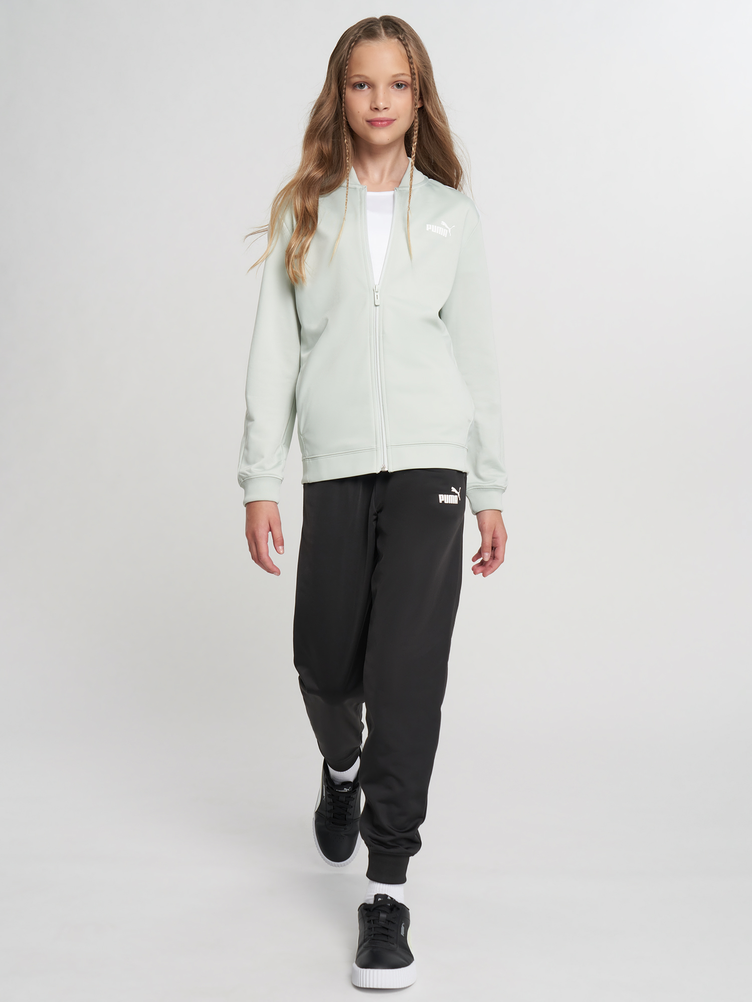 Костюм для девочек PUMA, Зеленый