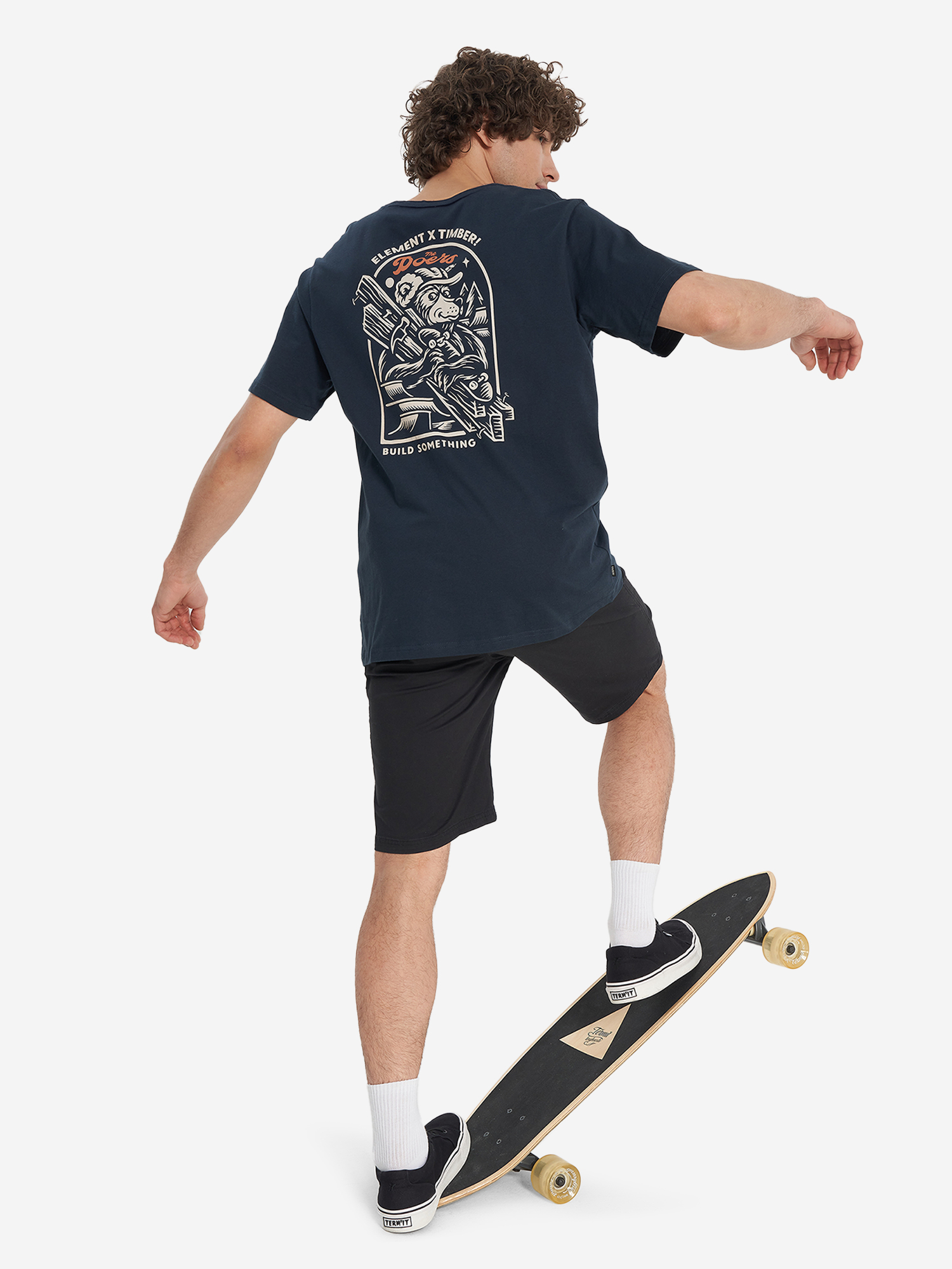фото Футболка мужская element timber carry, синий