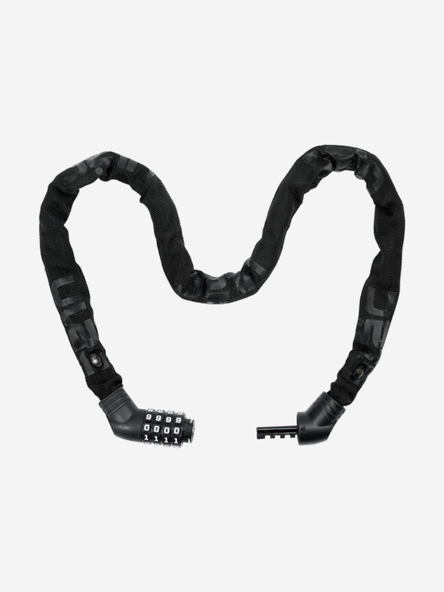 

Велосипедный замок Ulac Street Fighter Steel Chain Lock Combo черный, Черный