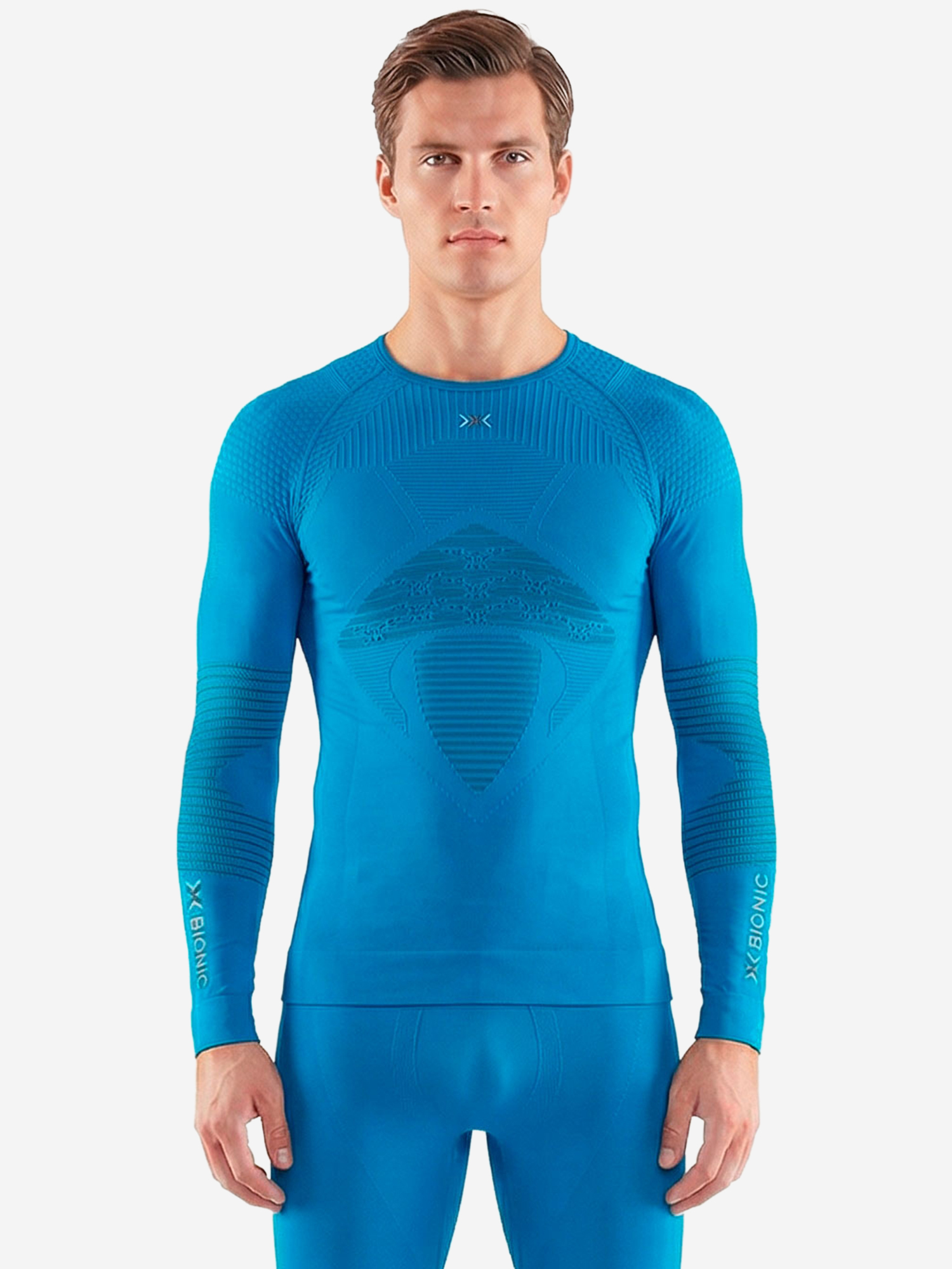 Изображение товара Мотоспорт-термокофта X-BIONIC ENERGIZER 4.0 SHIRT ROUND NECK LG SL Синий Изображение товара Мотоспорт-термокофта X-BIONIC ENERGIZER 4.0 SHIRT ROUND NECK LG SL Синий