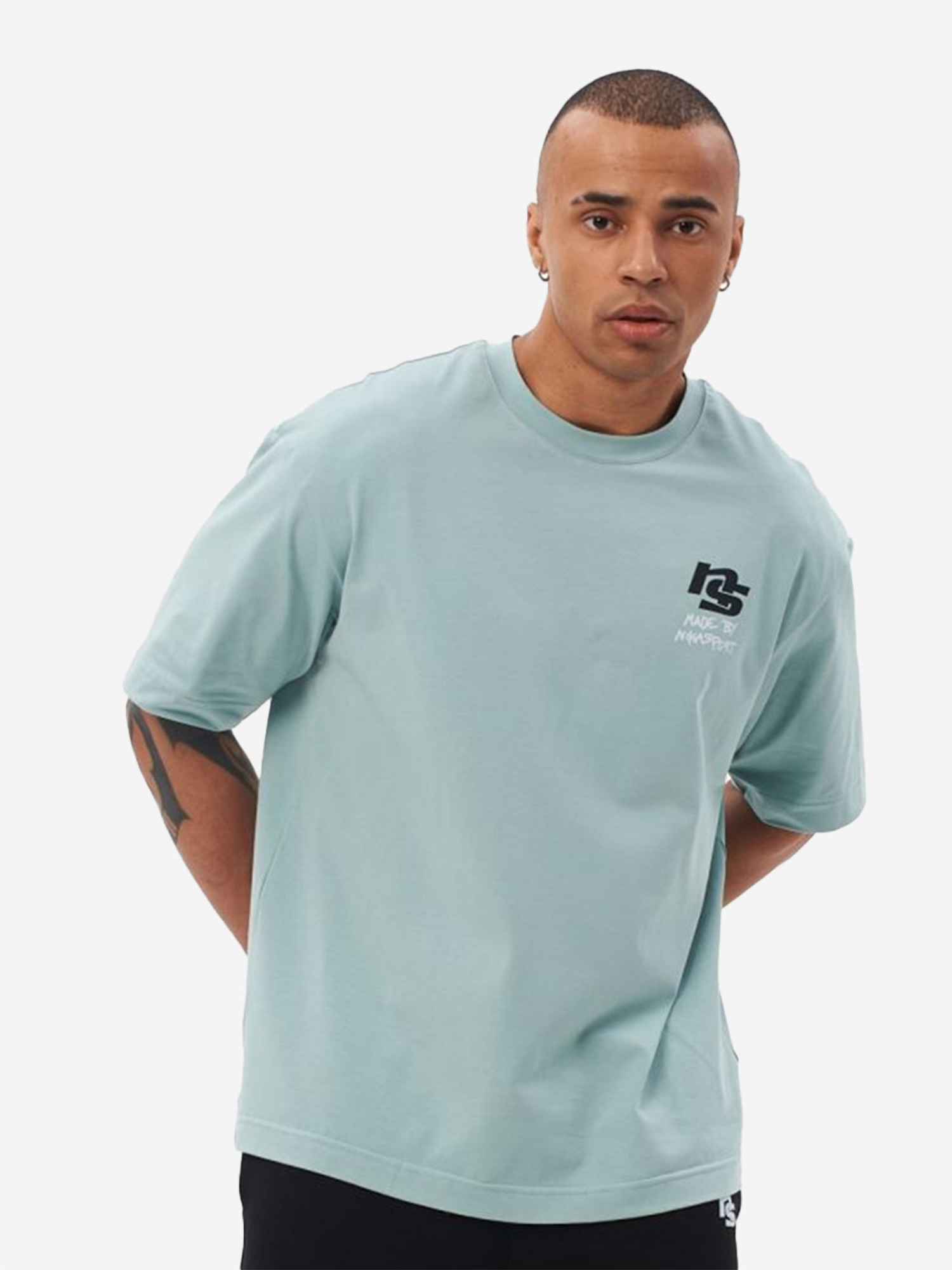 

Футболка мужская Nikasport с принтом Oversize, Голубой