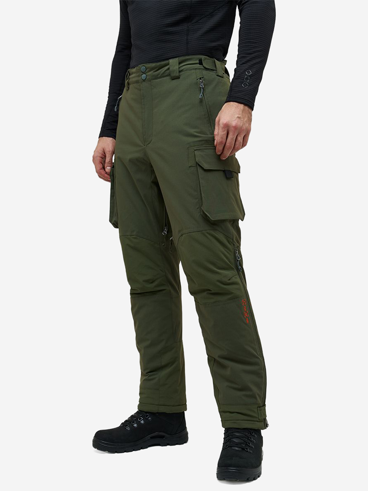 Изображение товара Брюки для охоты мужские мембранные утепленные H.U.T. Kivakko, Зеленый