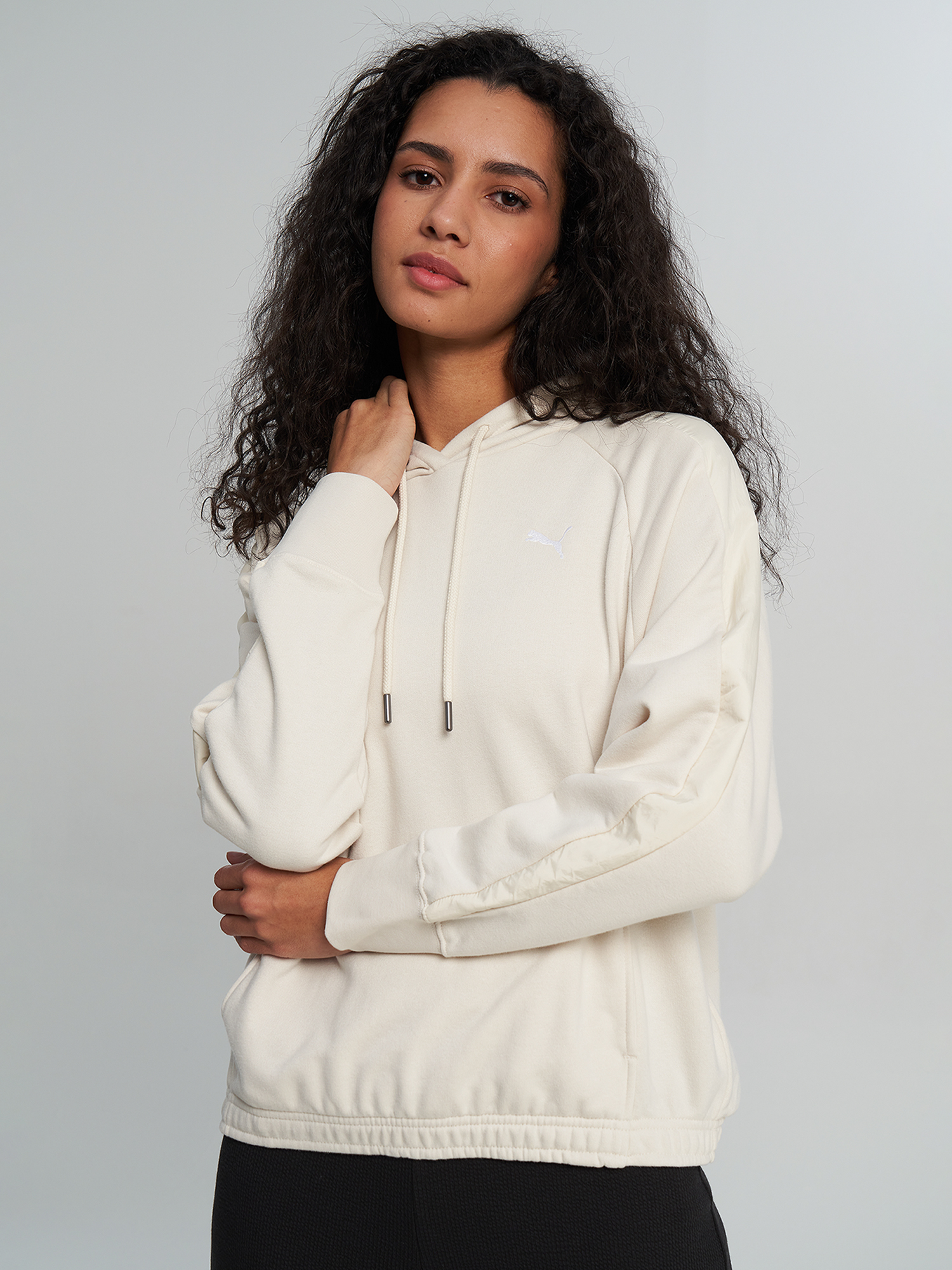 

Худи женское оверсайз PUMA, Бежевый