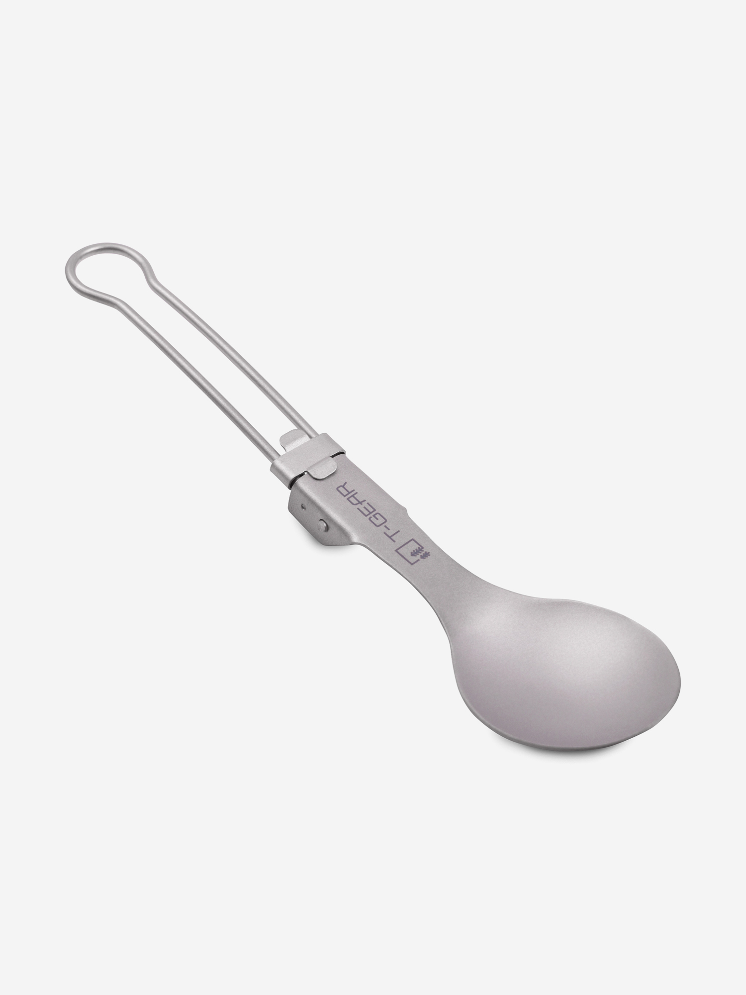 

Складная ложка титановая T-Gear Titanium Folding Spoon, Серый