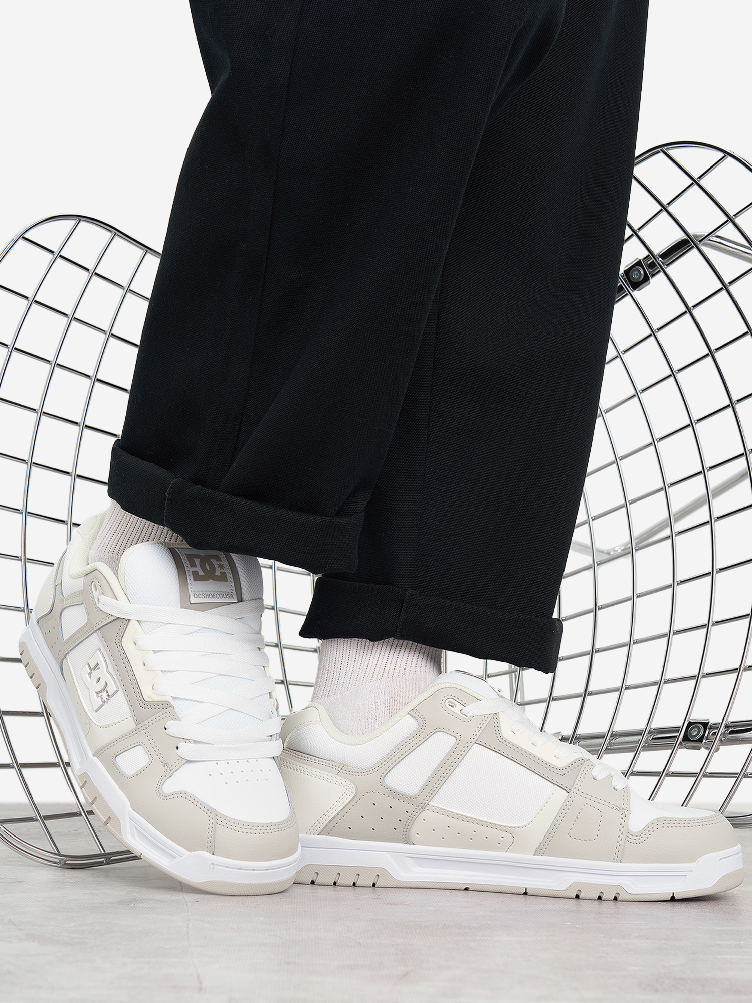 

Кеды мужские DC Shoes Stag, Бежевый