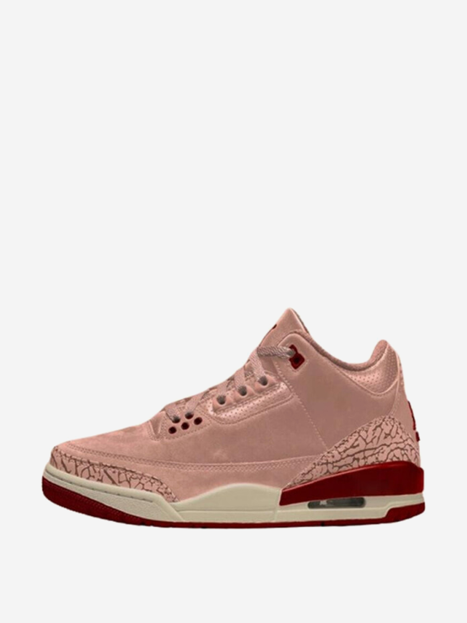 Изображение товара Кроссовки Jordan 3 Retro Valentine's Day женские, спортивный стиль, кожа, резина