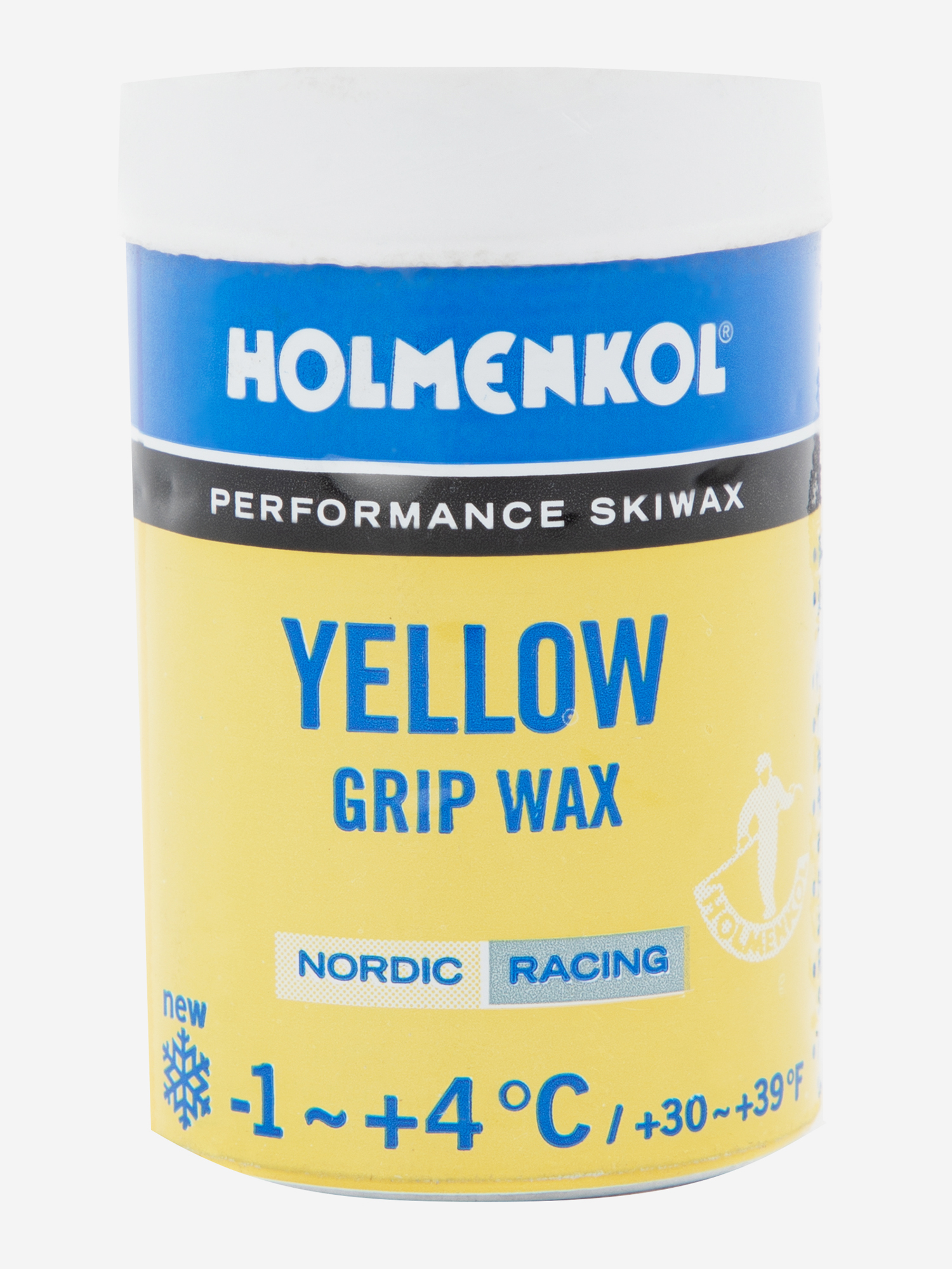 

Мазь держания для беговых лыж HOLMENKOL Grip Yellow, Желтый