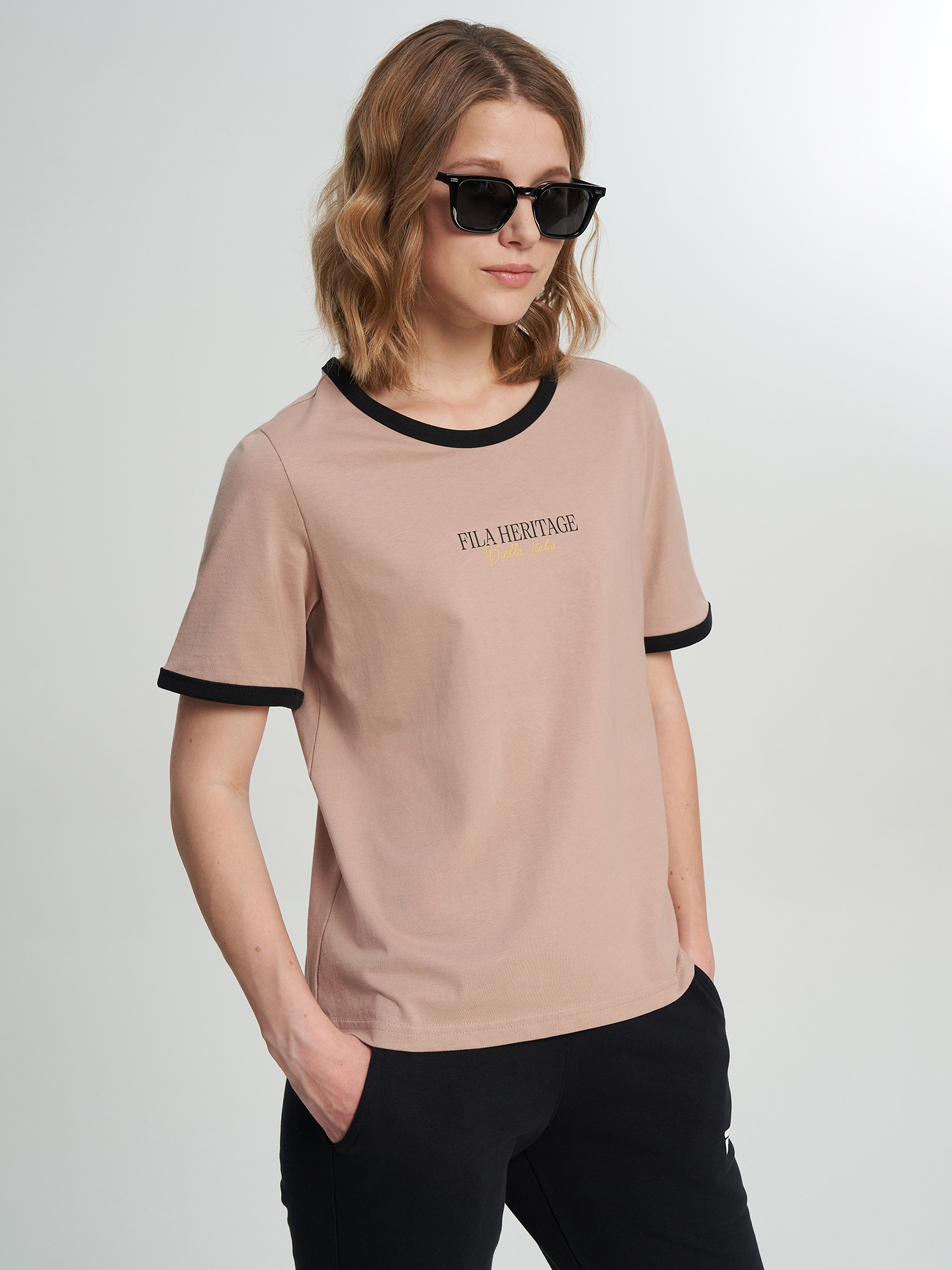 Футболка женская FILA, Бежевый