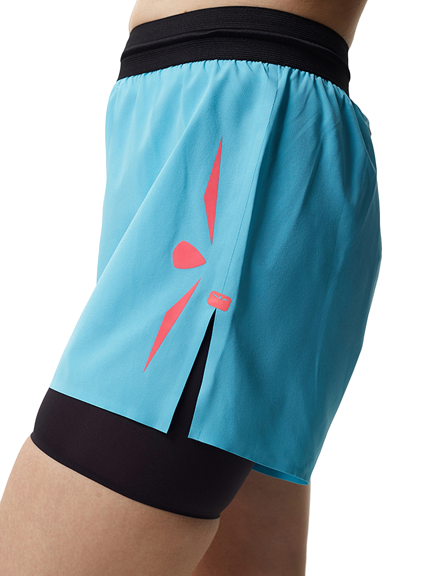 ШОРТЫ ЖЕНСКИЕ SPEED AERO 5 ELEVATE 2IN1 SHORT | SKYBLUE, Голубой 419072529HZHQU1C-SKY_BLUE, размер 42 - фото 2