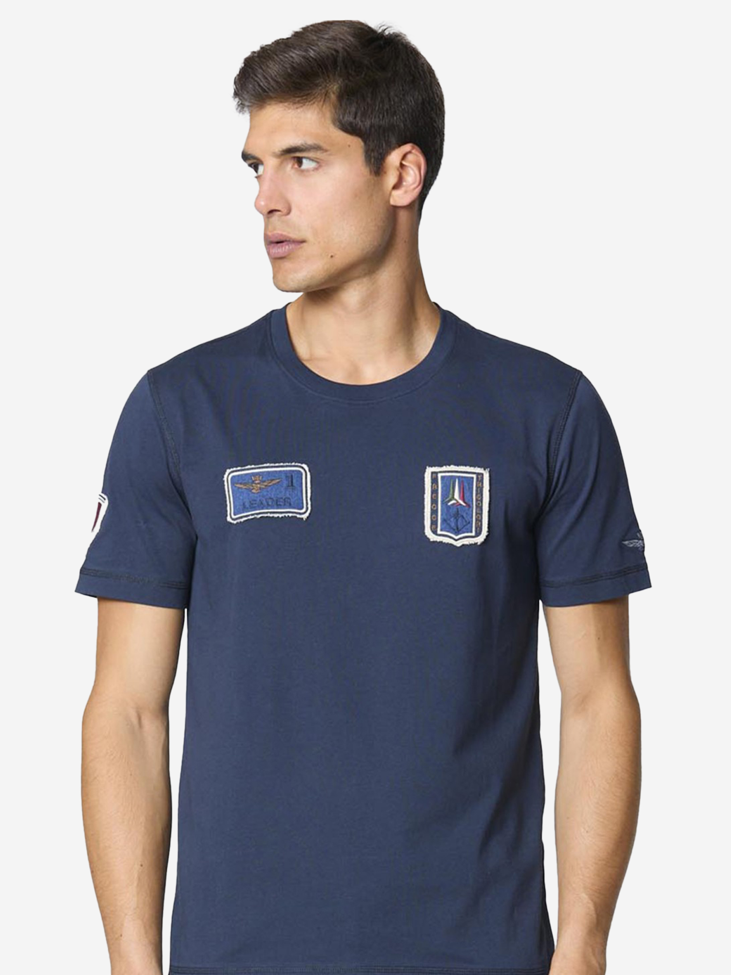 Изображение товара Мужская футболка AERONAUTICA MILITARE с коротким рукавом синяя