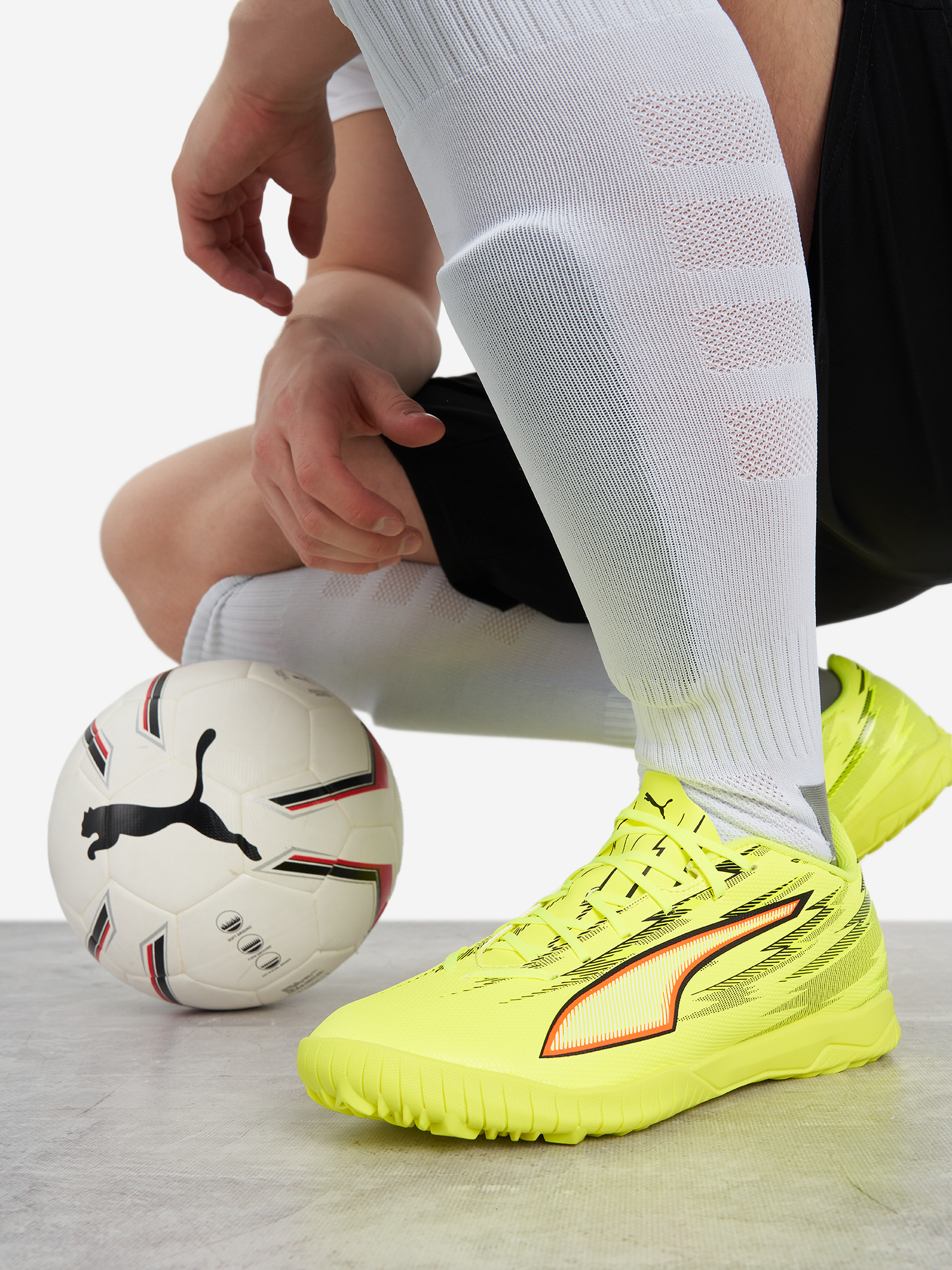 Бутсы Puma Ultra 6 Play Tt, желтый, арт. 32883