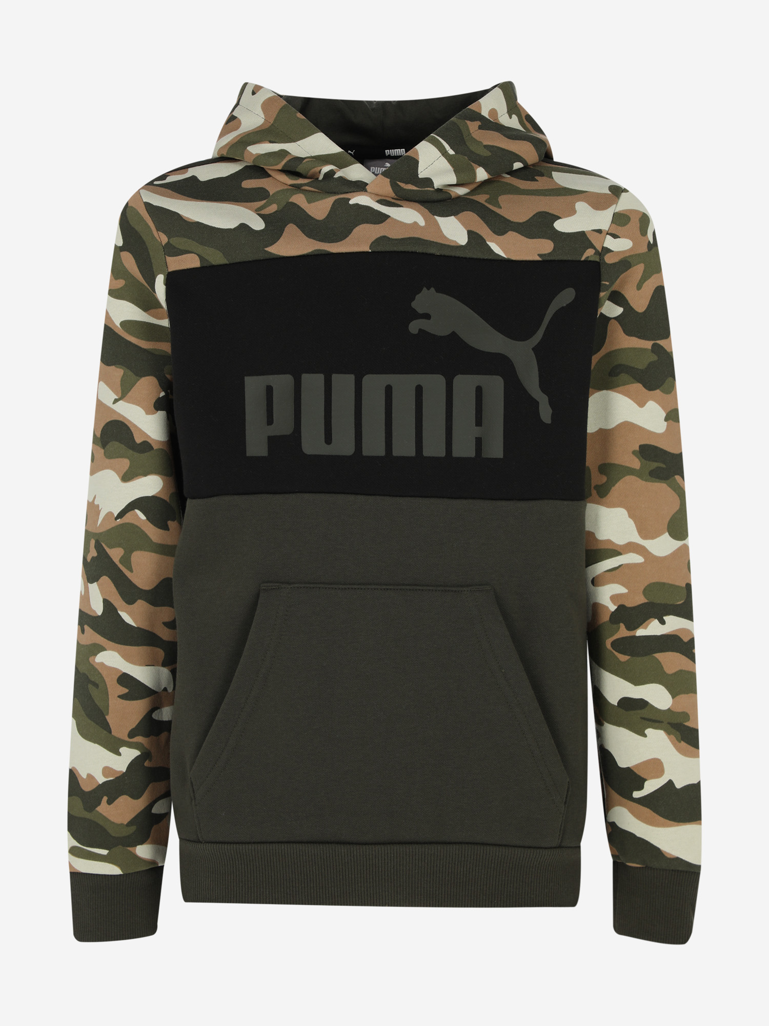 Худи для мальчиков PUMA Ess+ Camo, Зеленый 847343P0P-70, размер 129-140 - фото 6