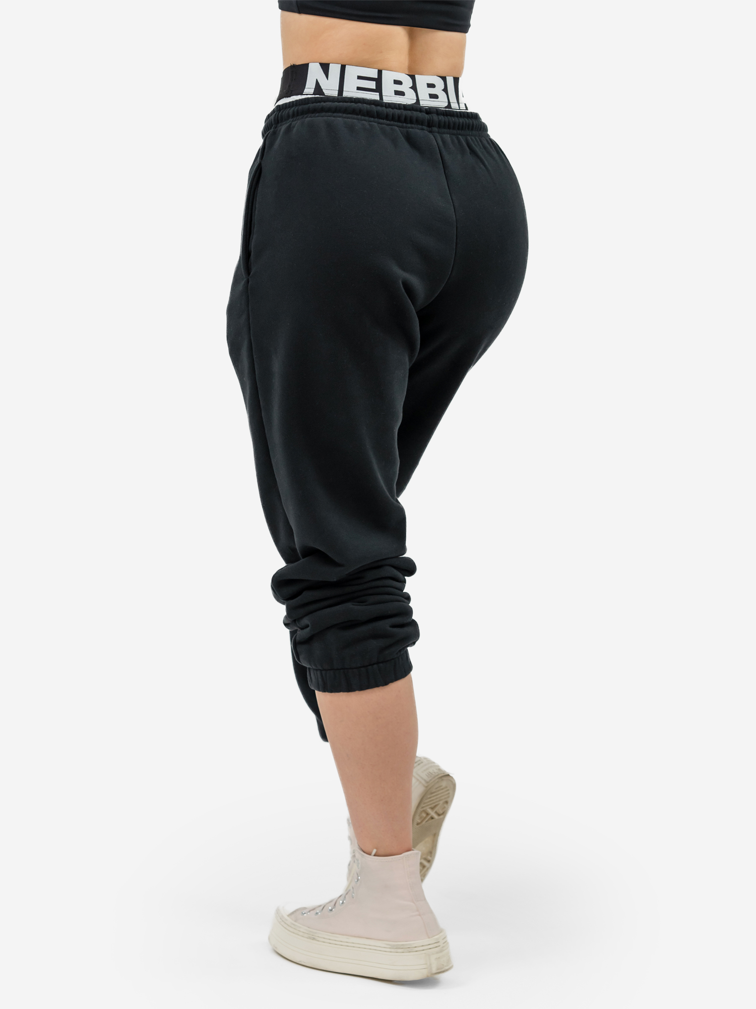 Брюки спортивные женские NEBBIA Gym sweatpants MUSCLE MOMMY 623, Черный 623BLACKSRCYN2B-#0000011, размер 40 - фото 3