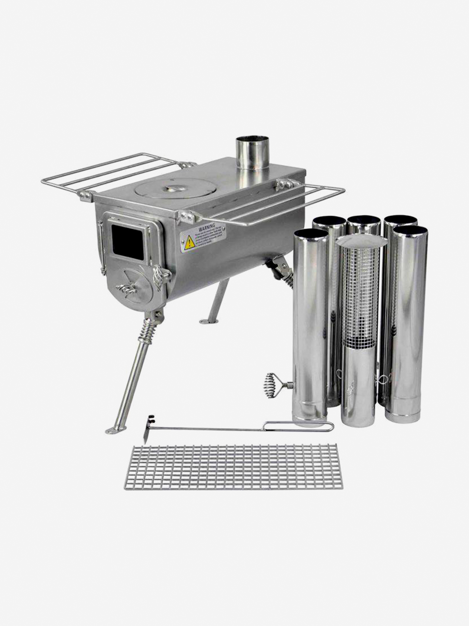 Изображение товара Печь походная Winnerwell Woodlander Large (D дымохода 89 мм), нерж. ст. AISI 304
