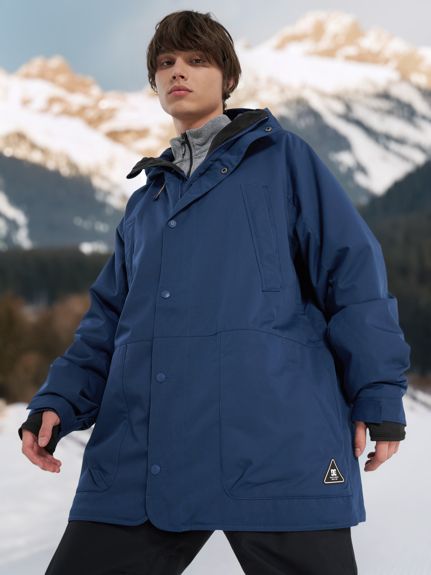 

Куртка утепленная мужская DC Shoes Tundra, Синий