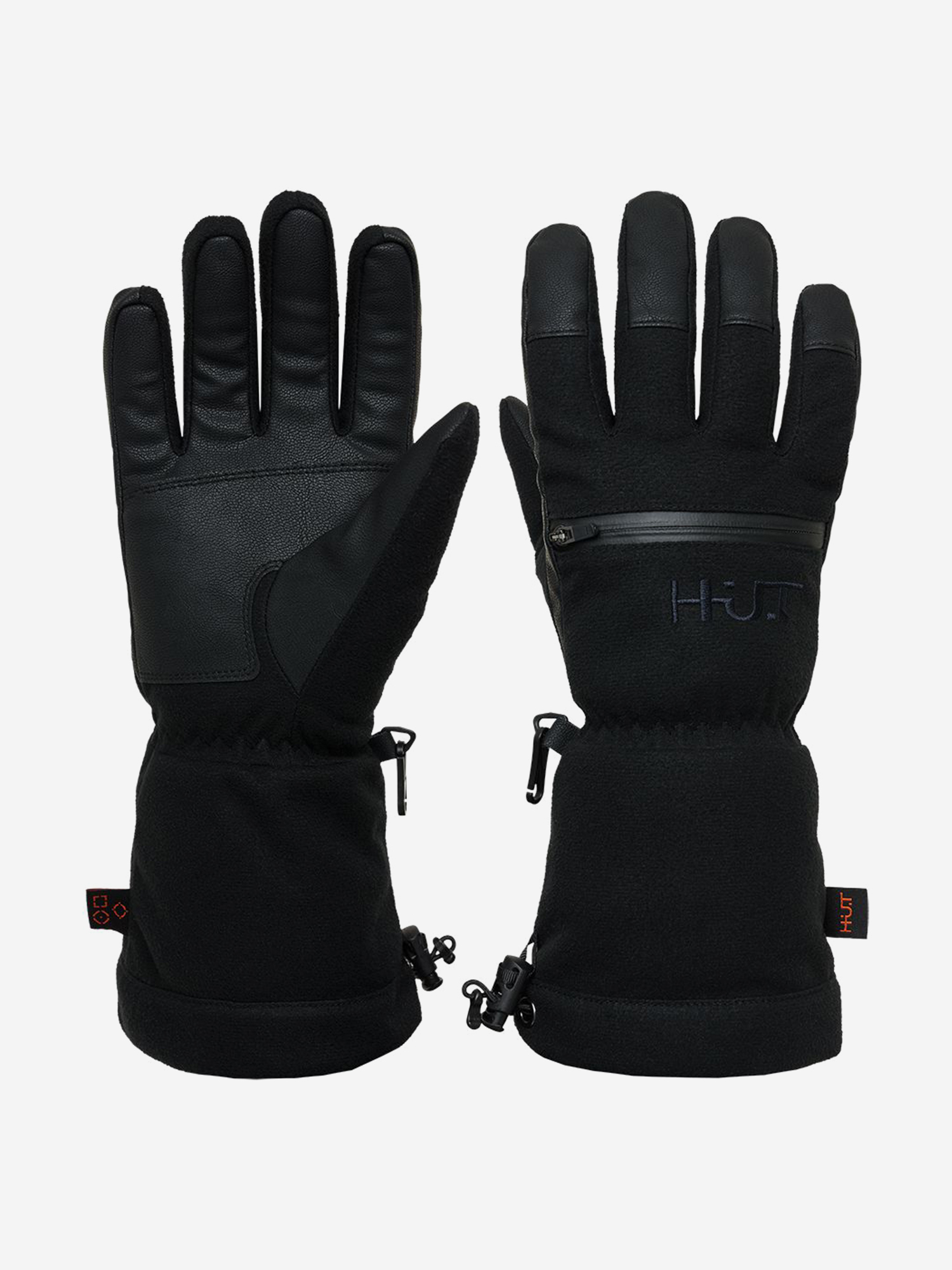 Изображение товара Рукавицы перчатки зимние для охоты и рыбалки H.U.T., Черный