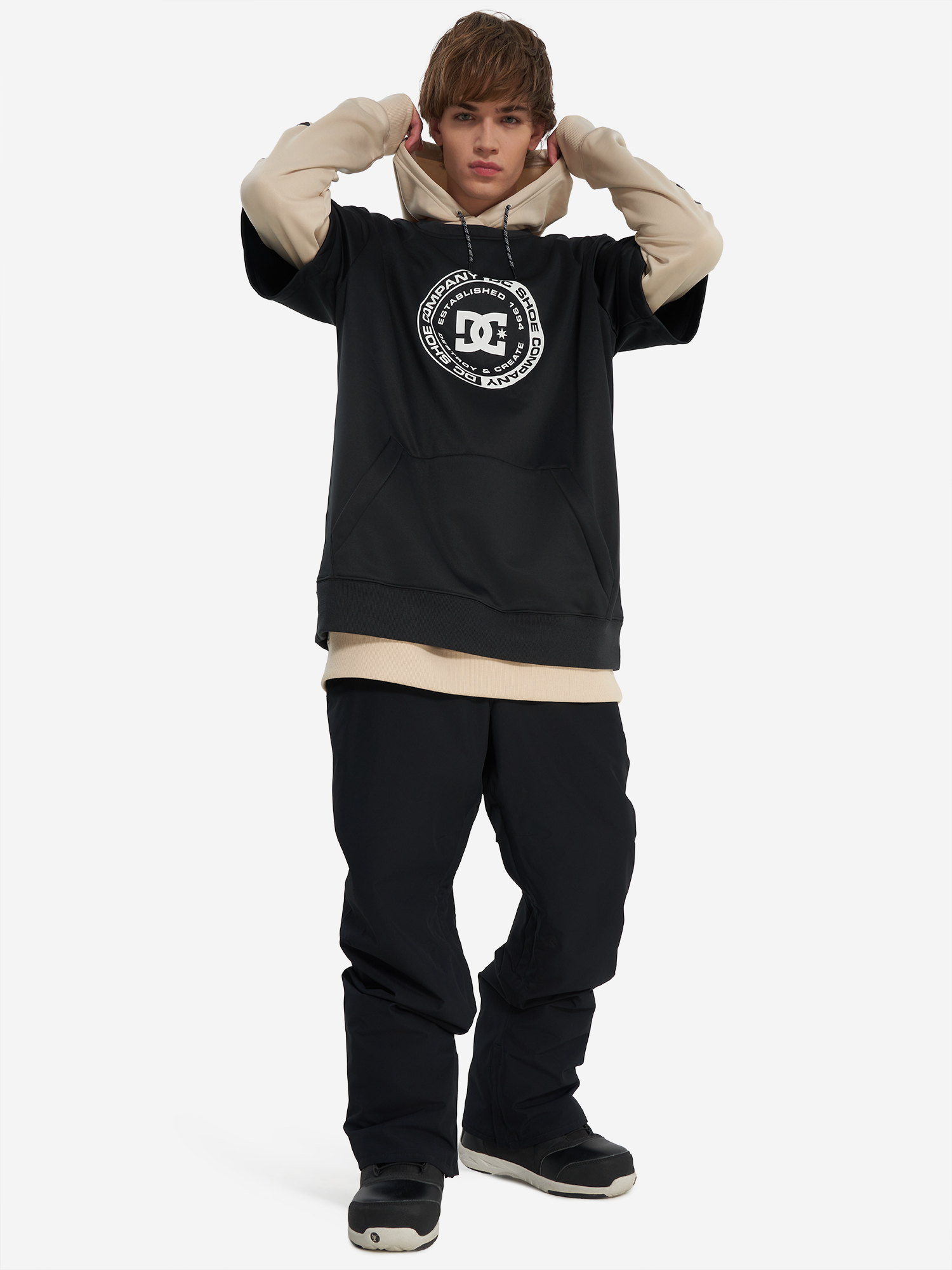 фото Худи мужское dc shoes dryden, черный