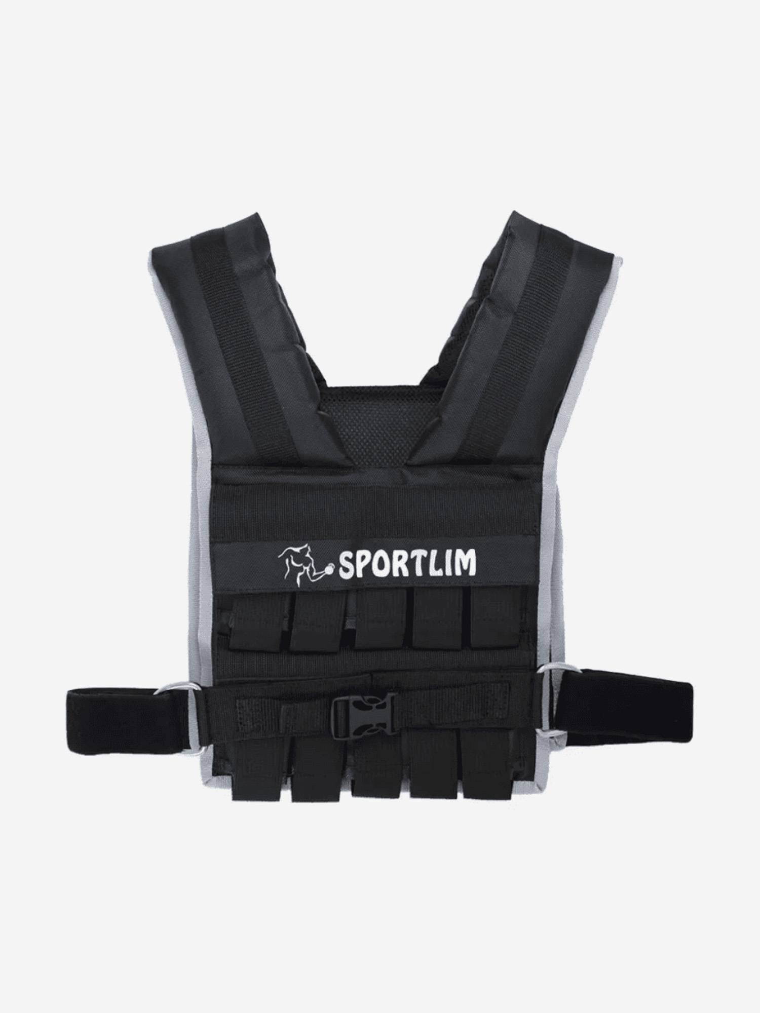 

Жилет утяжелительный Sportlim RUNNER SHL-20 1-20 кг, (универсальный размер), Черный