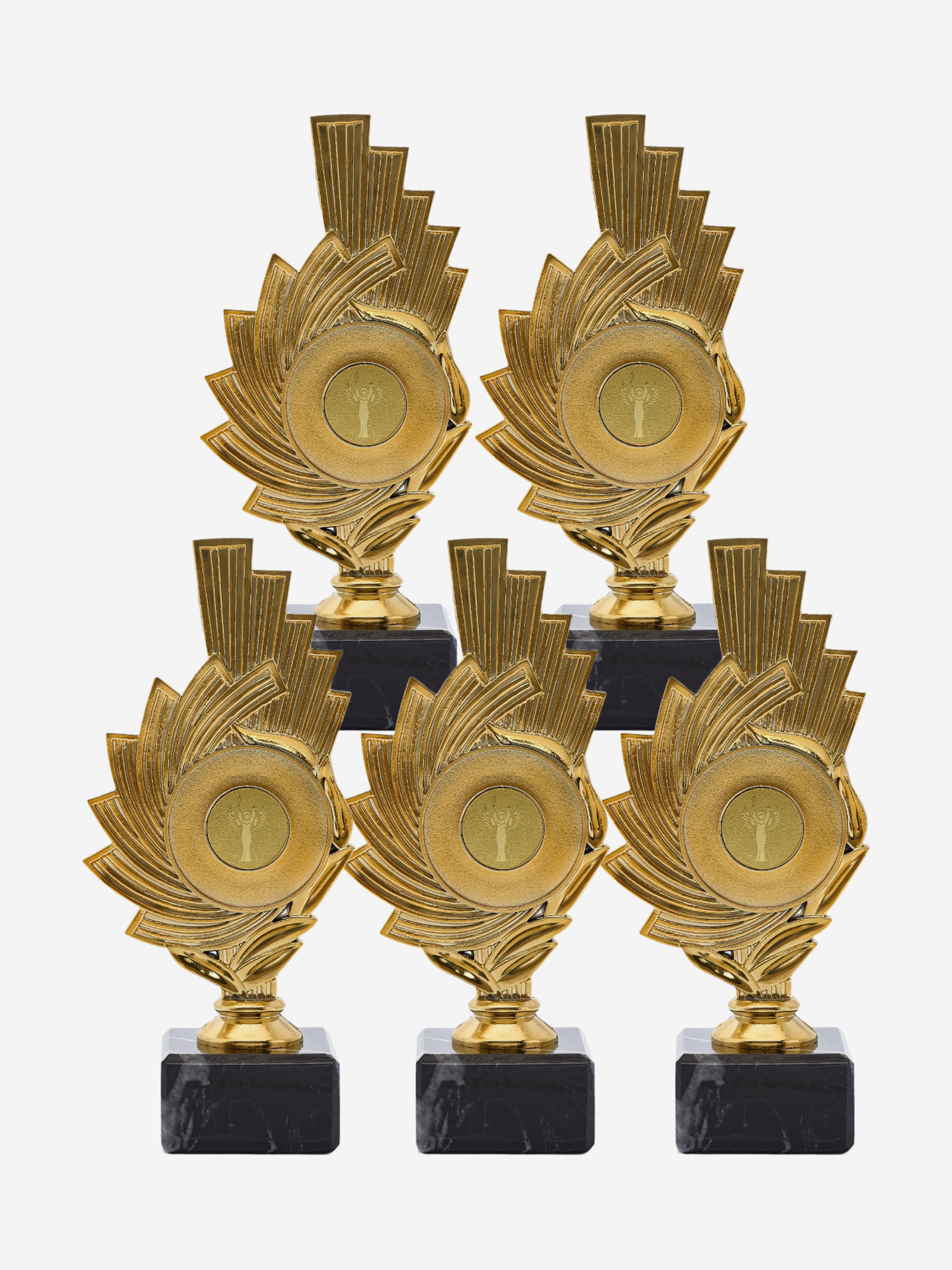 

Кубок для награждения победителей Статуэтка 5 шт. Награда для спорта и конкурсов., Золотой