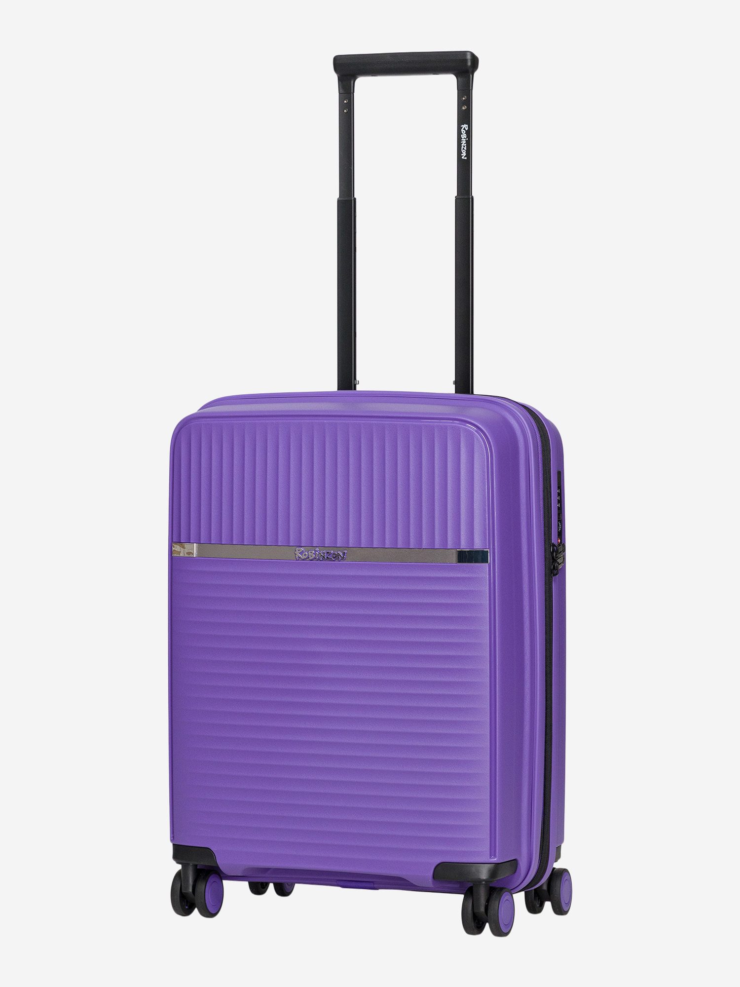 Изображение товара Чемодан Robinzon фиолетовый 22х40х55 см 46 л легкий прочный универсальный