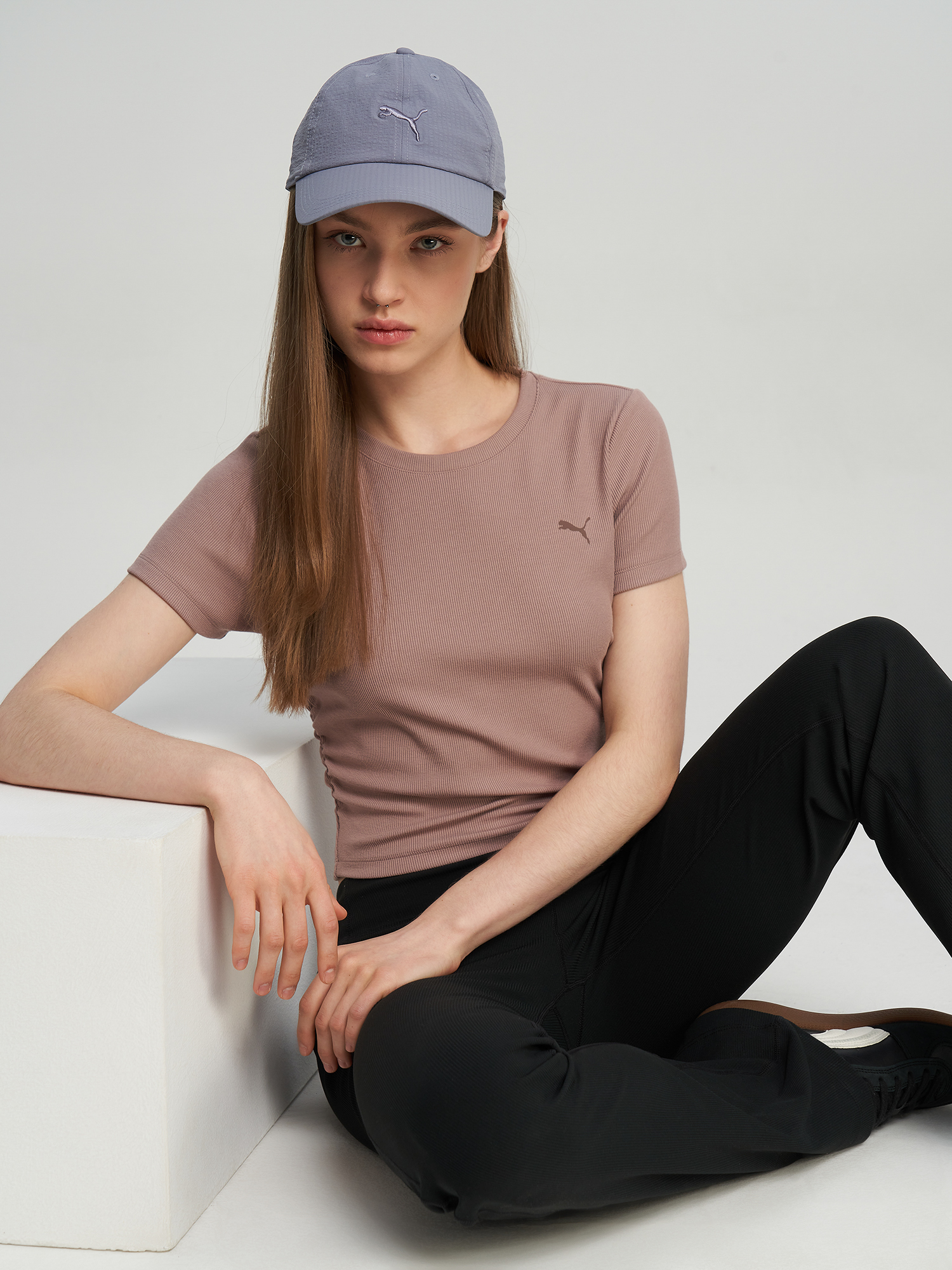 Бейсболка PUMA Premium Ess Seersucker, Синий 4