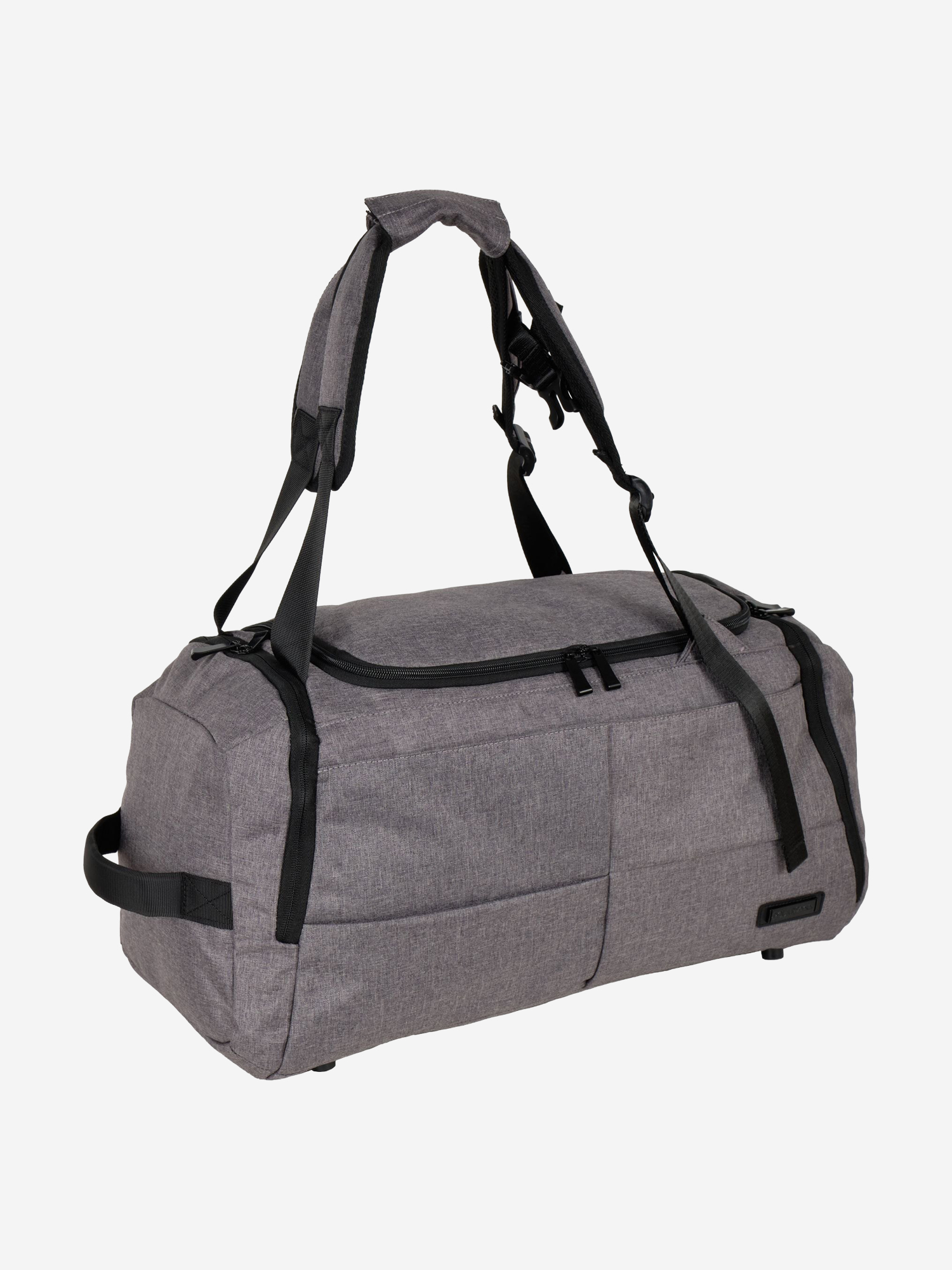Изображение товара Дорожная сумка Polar П0019 Grey из полиэстера с плечевым ремнем Изображение товара Дорожная сумка Polar П0019 Grey из полиэстера с плечевым ремнем