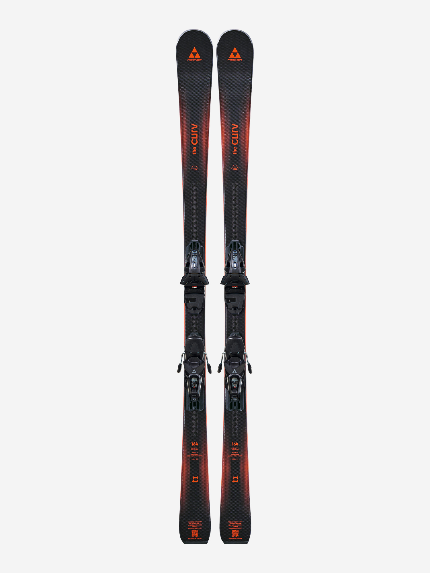 Горные лыжи Fischer The Curv TI Twin Powerrail + крепления RS10 PR, Мультицвет