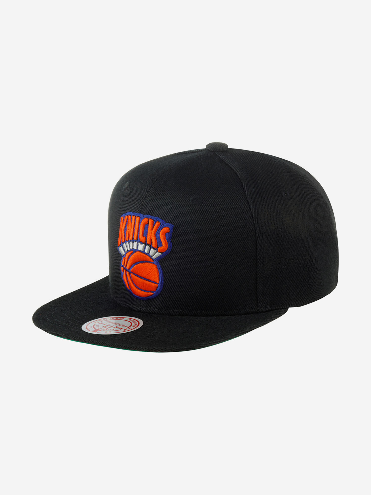 Бейсболка с прямым козырьком MITCHELL NESS HHSS5803-NYKYYPPPBLCK New York Knicks NBA (черный), Черный