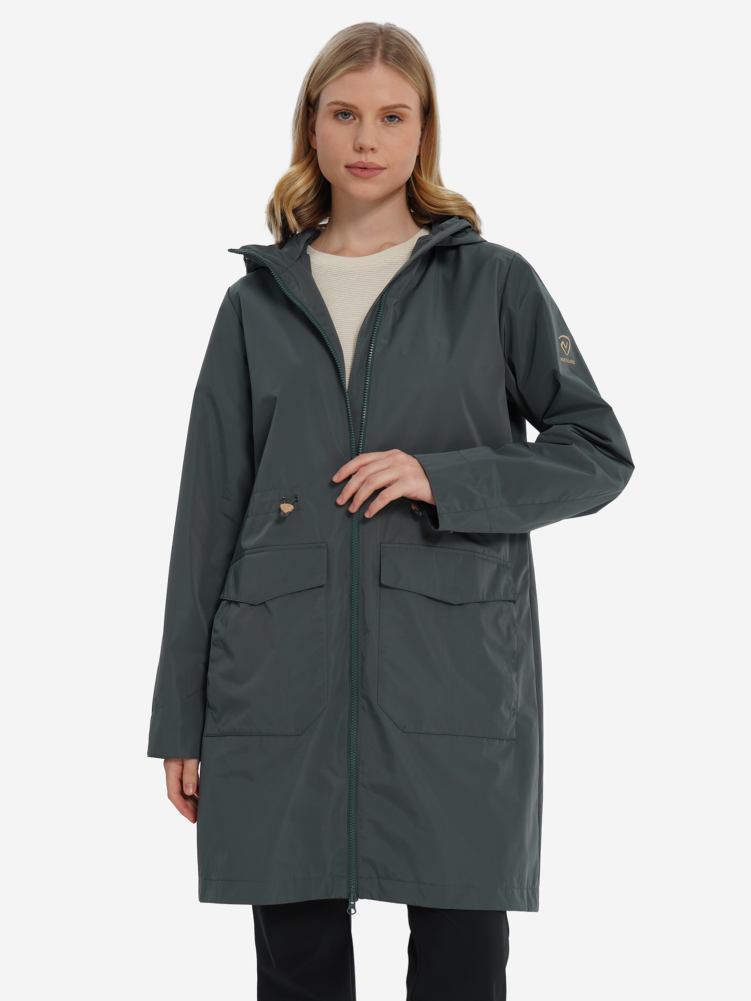 Ветровка женская Northland, серый, арт. 141104n16-91