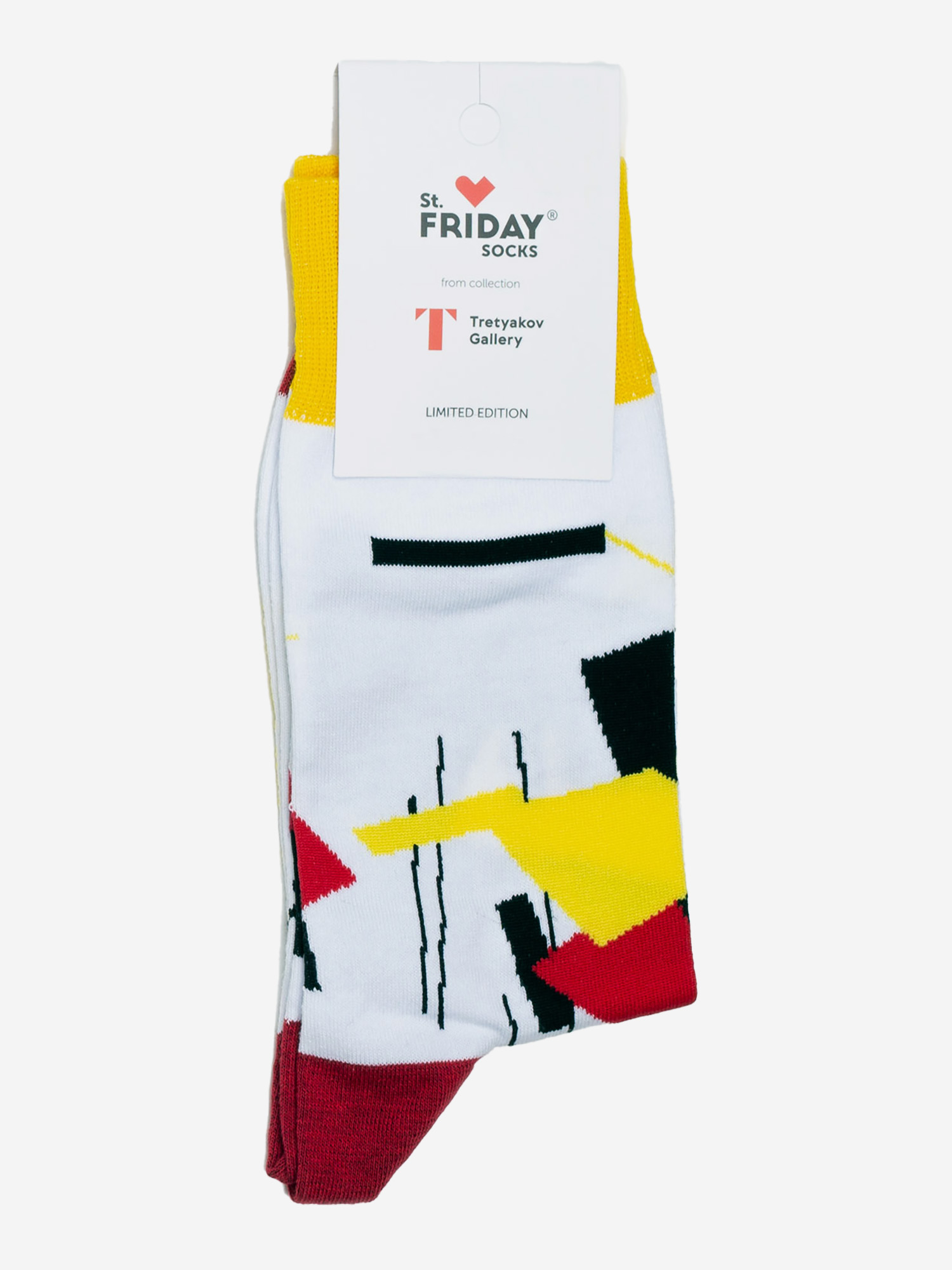 

Носки с рисунками St.Friday Socks, Супрематизм, Белый