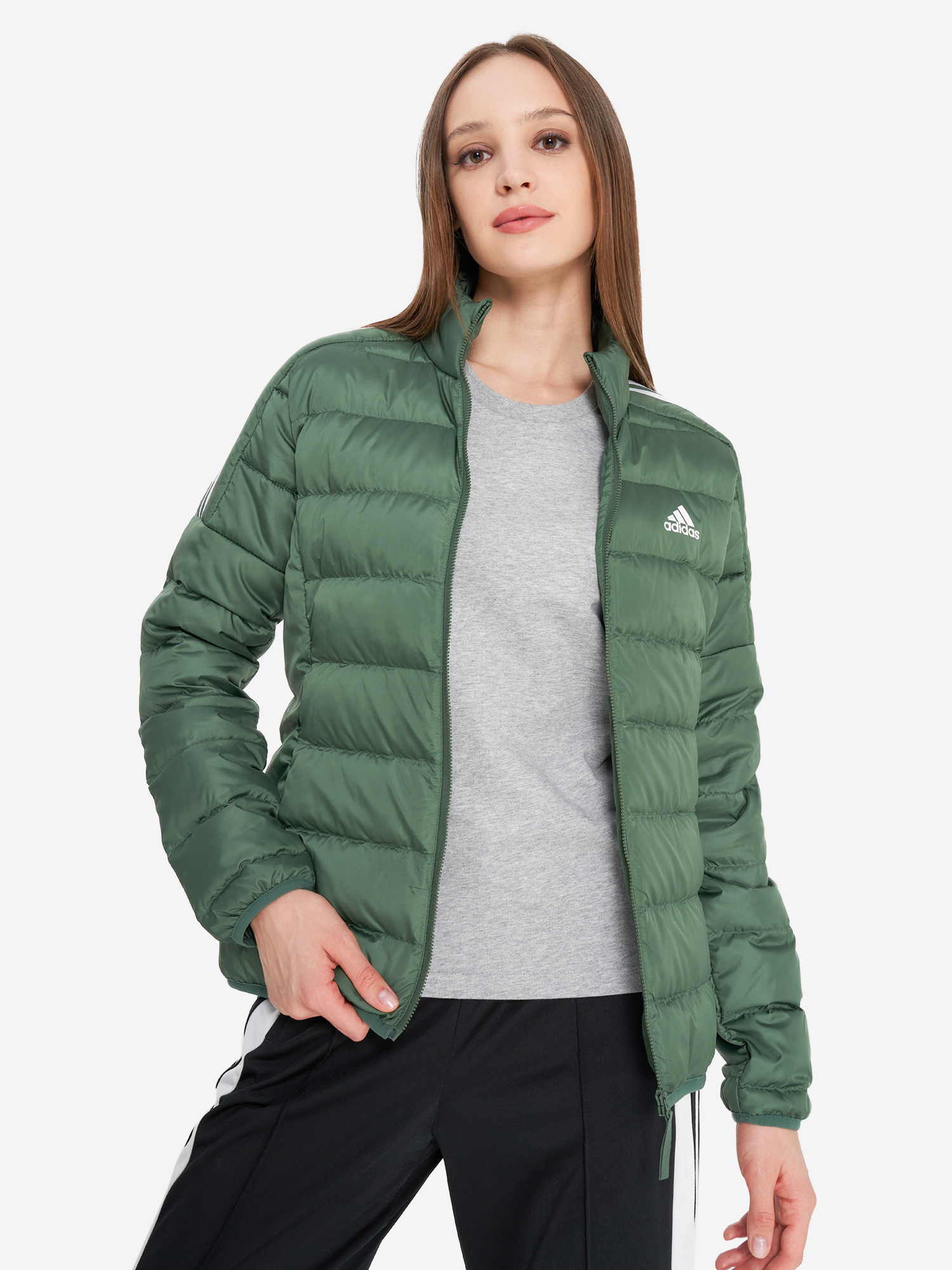 

Ультралегкий пуховик женский adidas, Зеленый