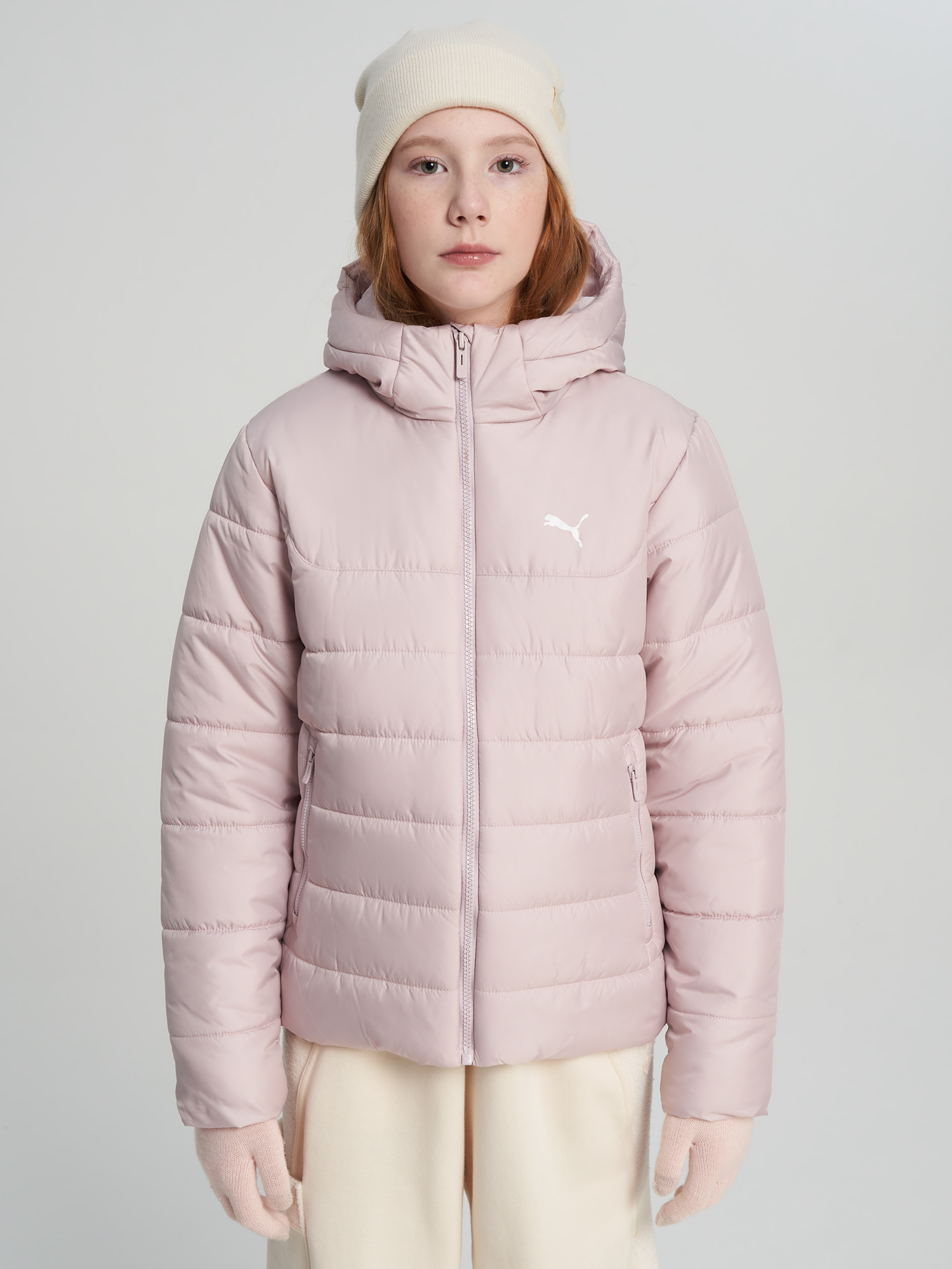 Куртка утепленная для девочек PUMA, Розовый 2