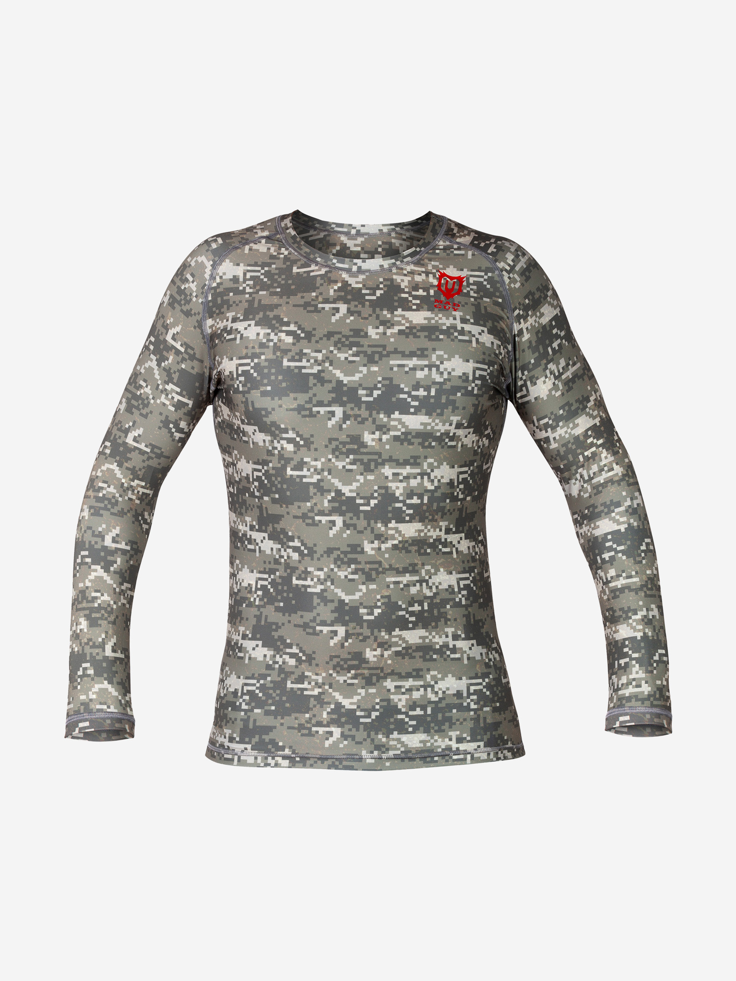 

Футболка с длинным рукавом детская MadGuy Camo-Line, Зеленый