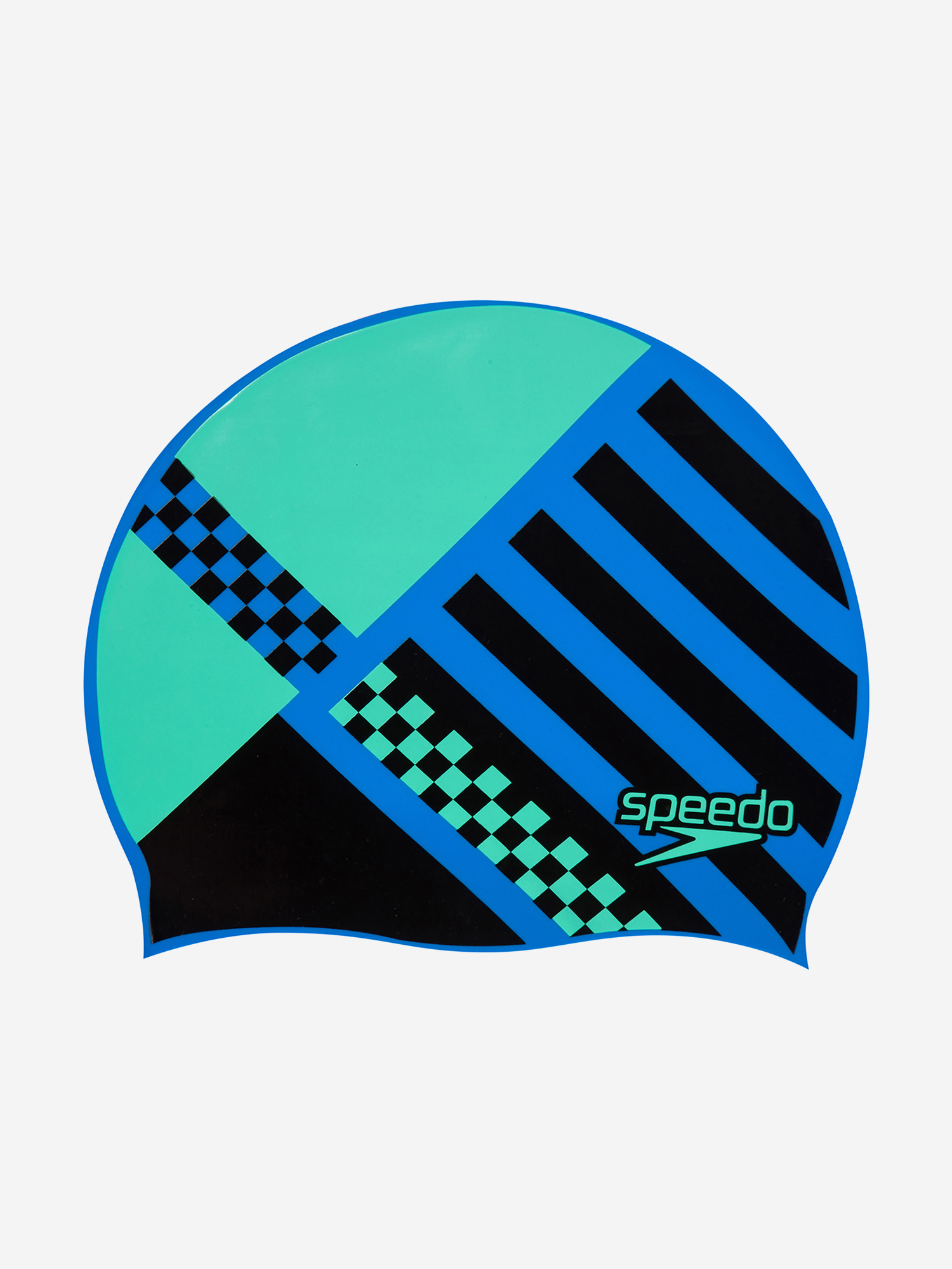 

Шапочка для плавания детская Speedo Junior Slogan, Голубой