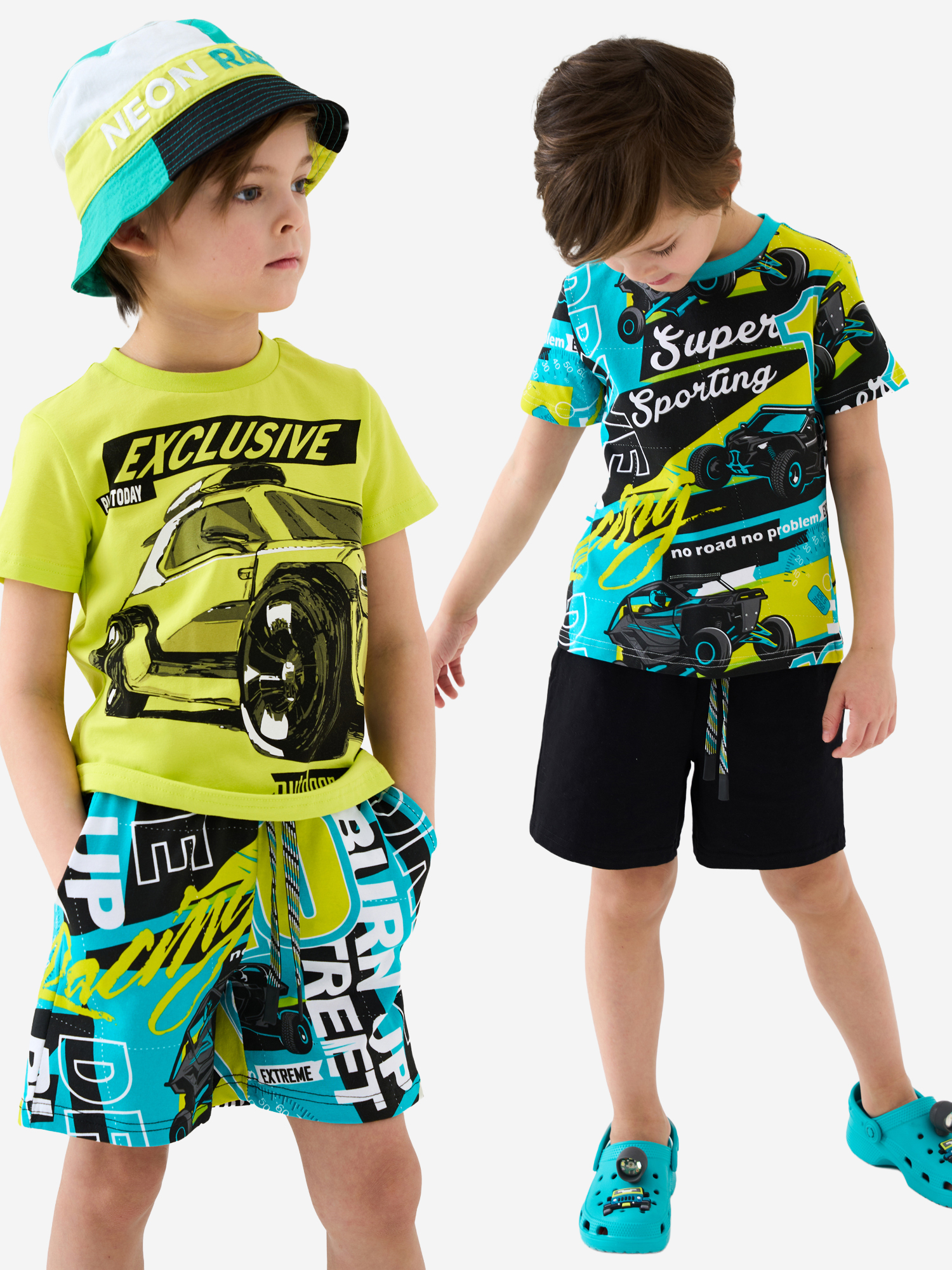 Изображение товара Шорты для мальчиков, 2 шт в комплекте PlayToday