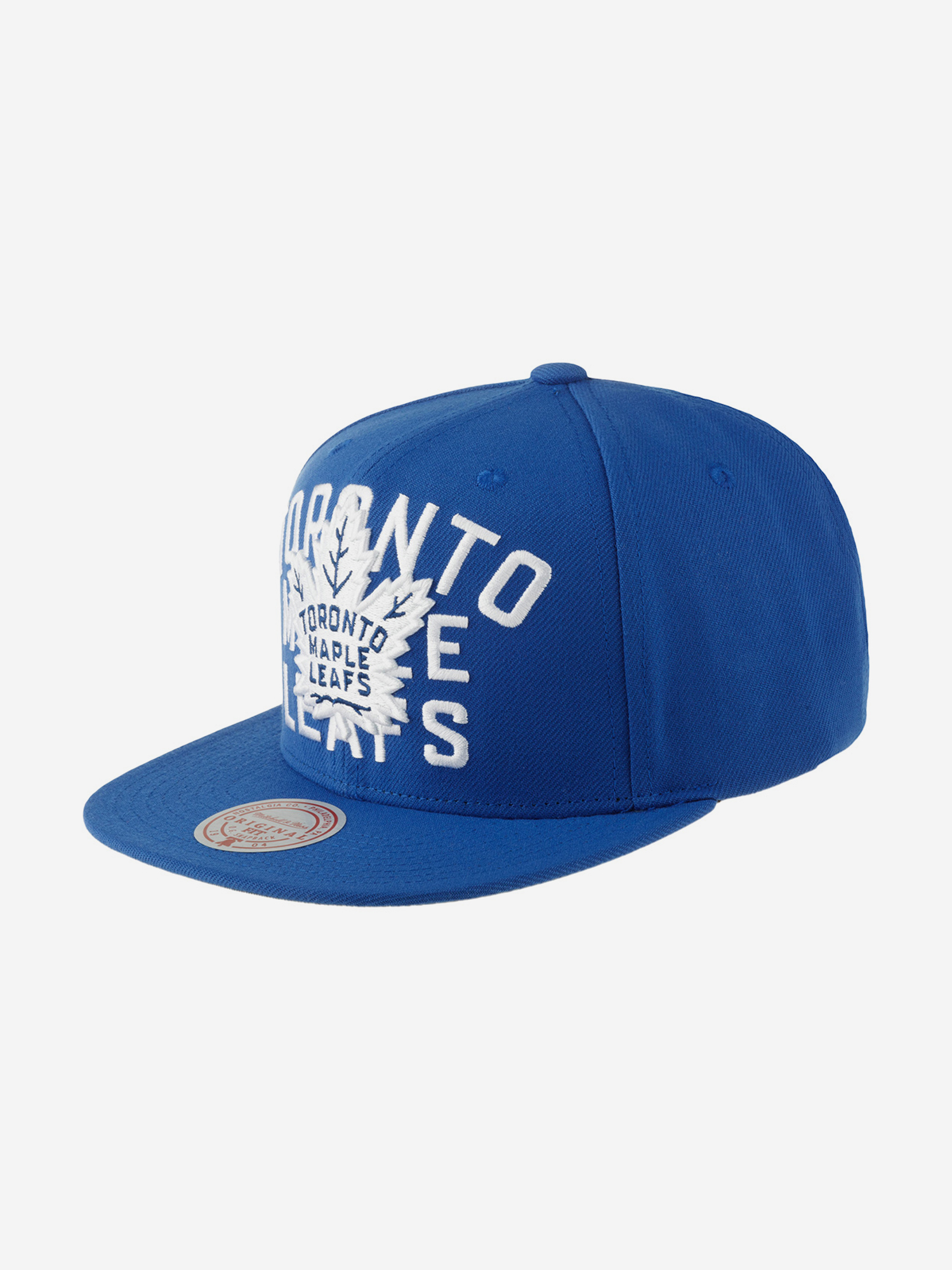 Изображение товара Бейсболка с прямым козырьком MITCHELL NESS HHSS7645-TMLYYPPPBLUE Toronto Maple Leafs NHL