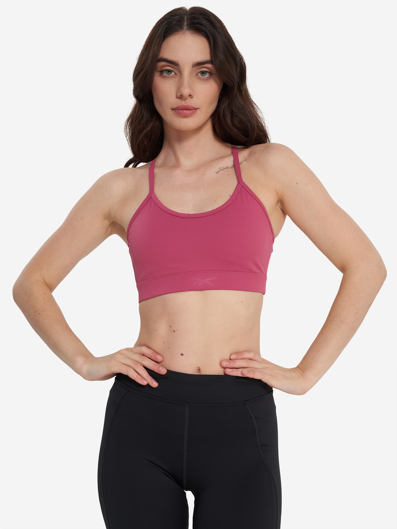 Топ бра спортивный Reebok Eliza Yoga, розовый, арт. 100241712r00-.