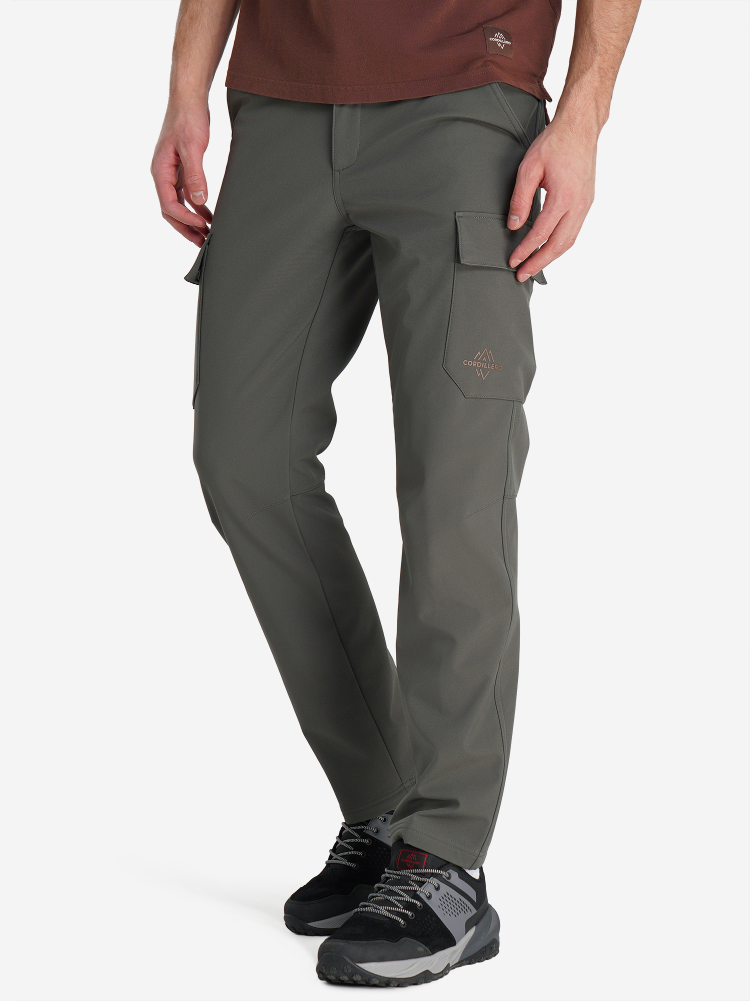 Мужские брюки Cordillero, зеленый, арт. 35354