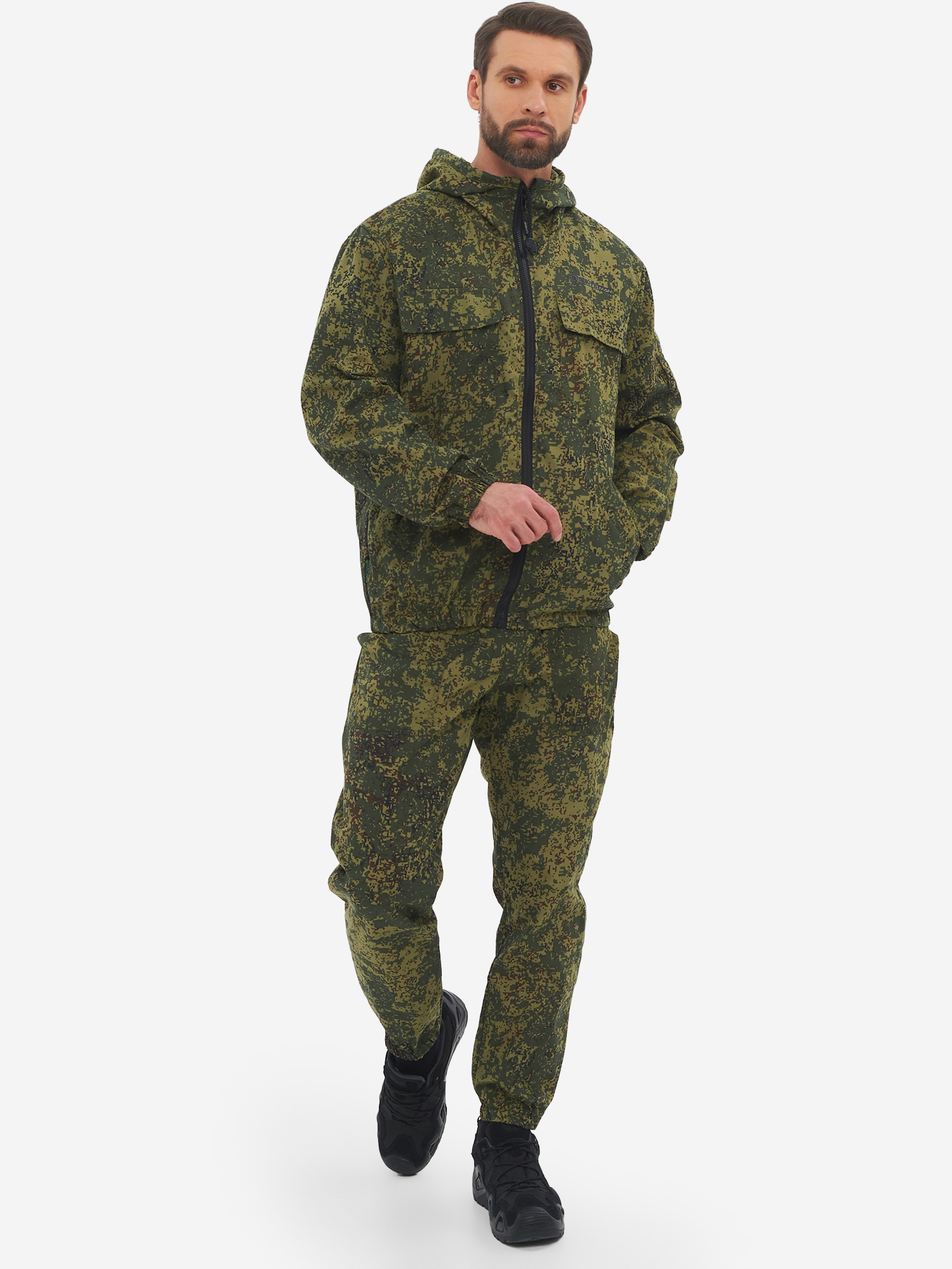   Спортмастер Костюм летний мужской Huntsman Стрелок ткань cорочка, Зеленый
