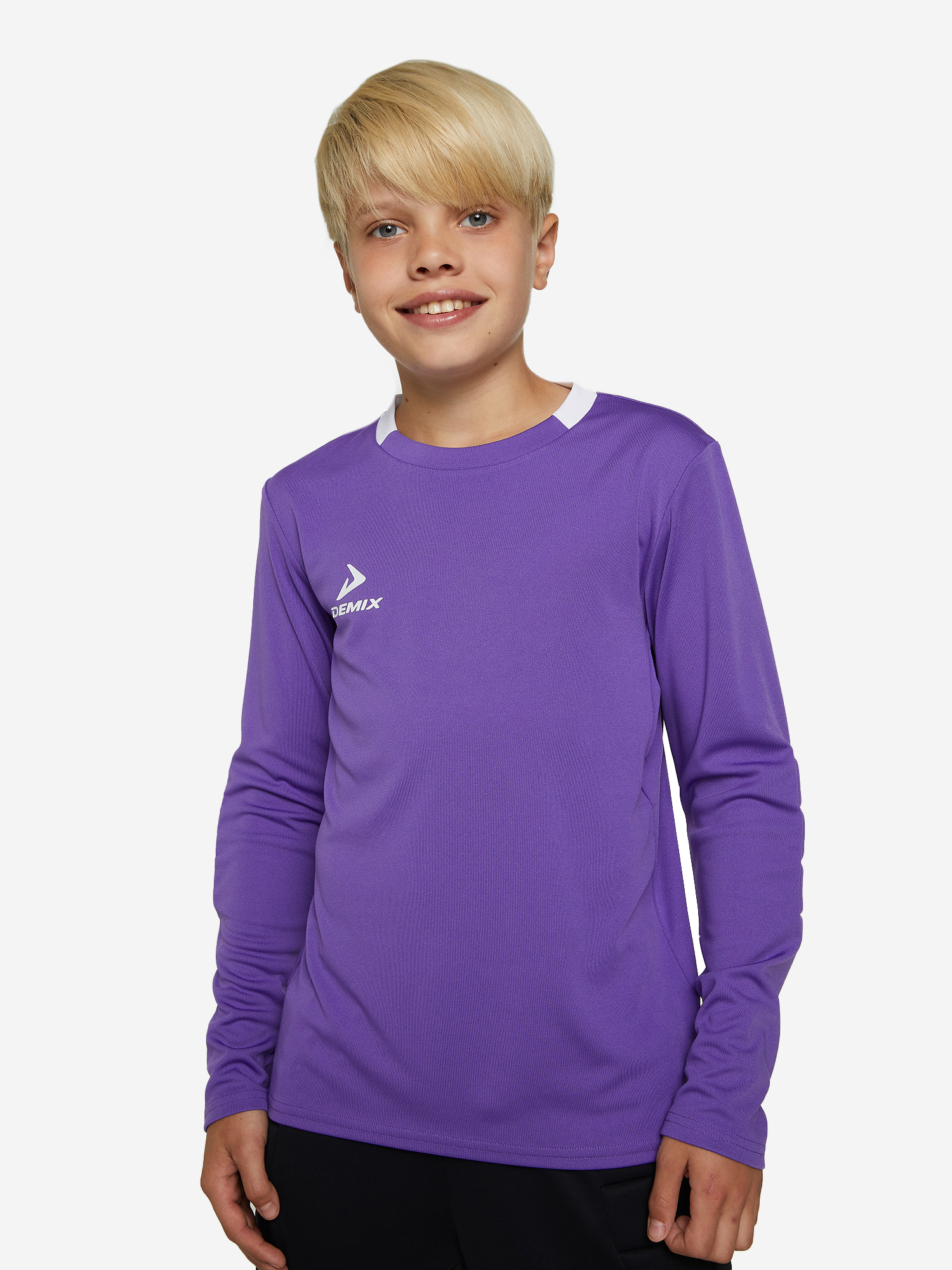 Лонгслив для мальчиков Demix Goalkeeper, Фиолетовый