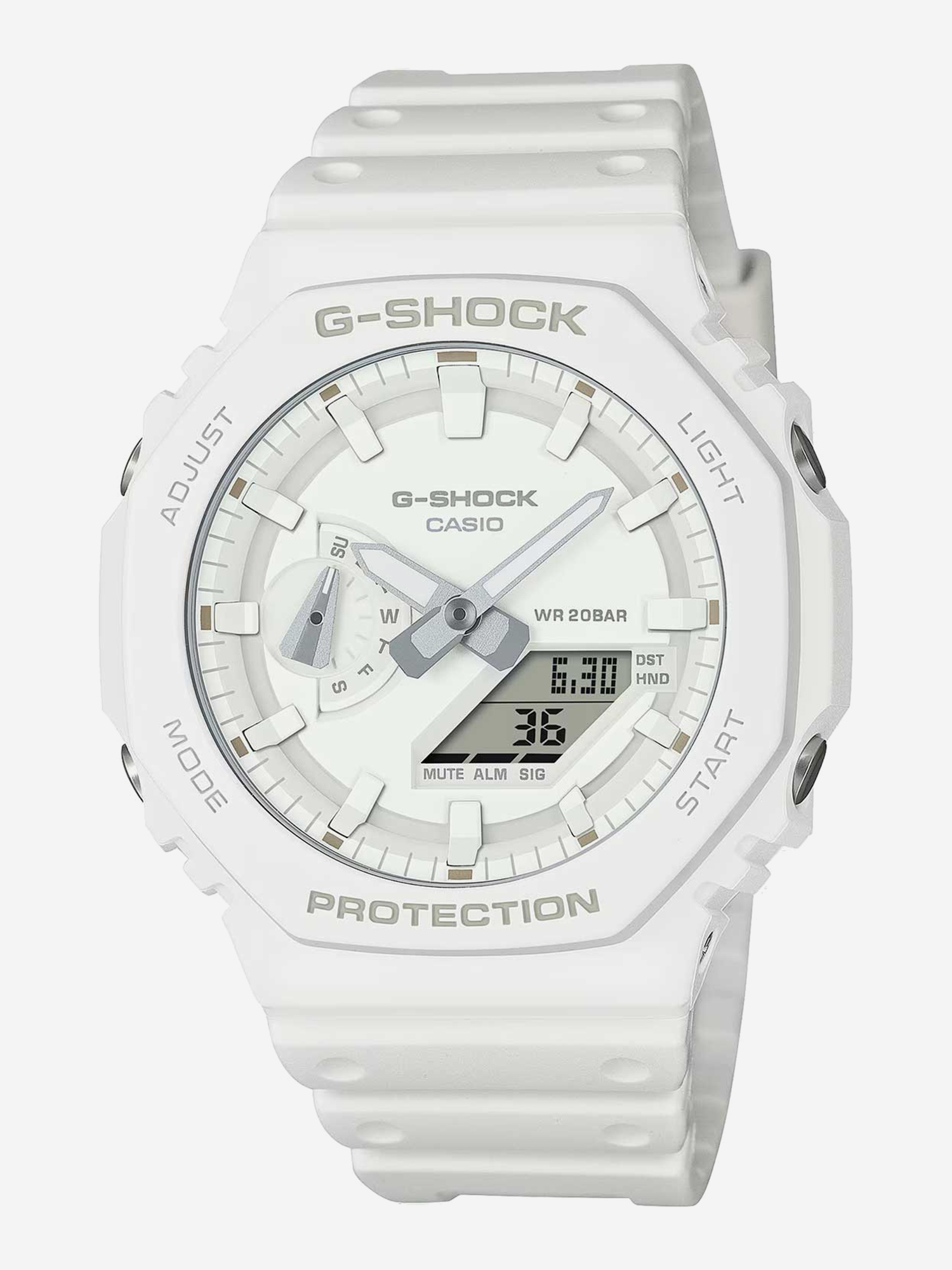 

Спортивные часы Casio GA-2100-7A7, Белый