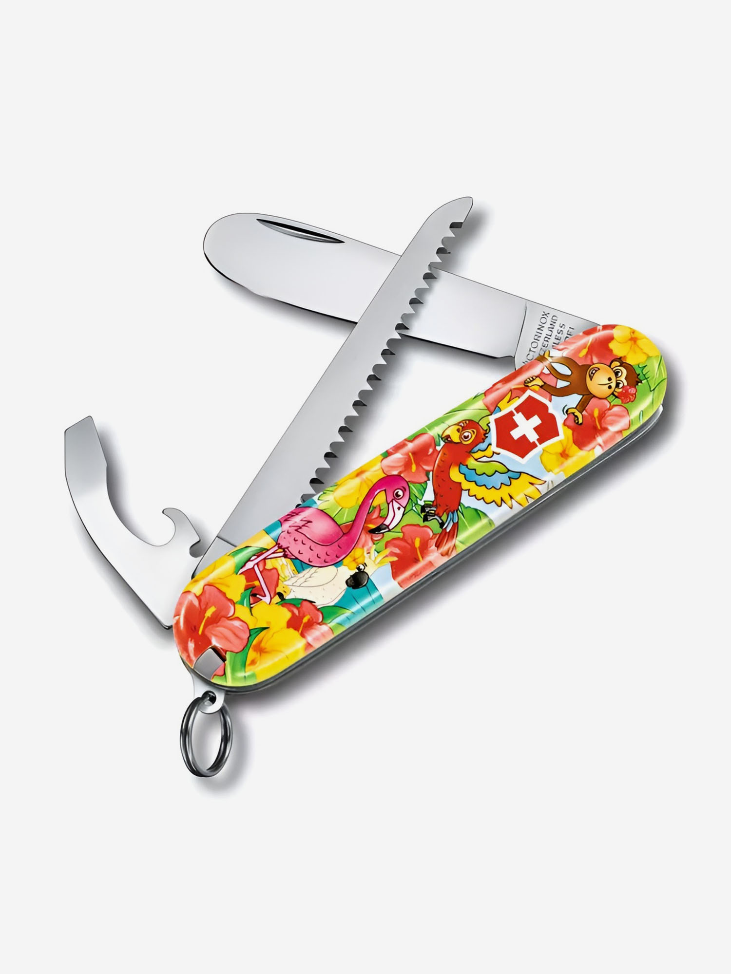 

Нож складной Victorinox My First Parrot Edition, 84 мм, 9 функций, Красный