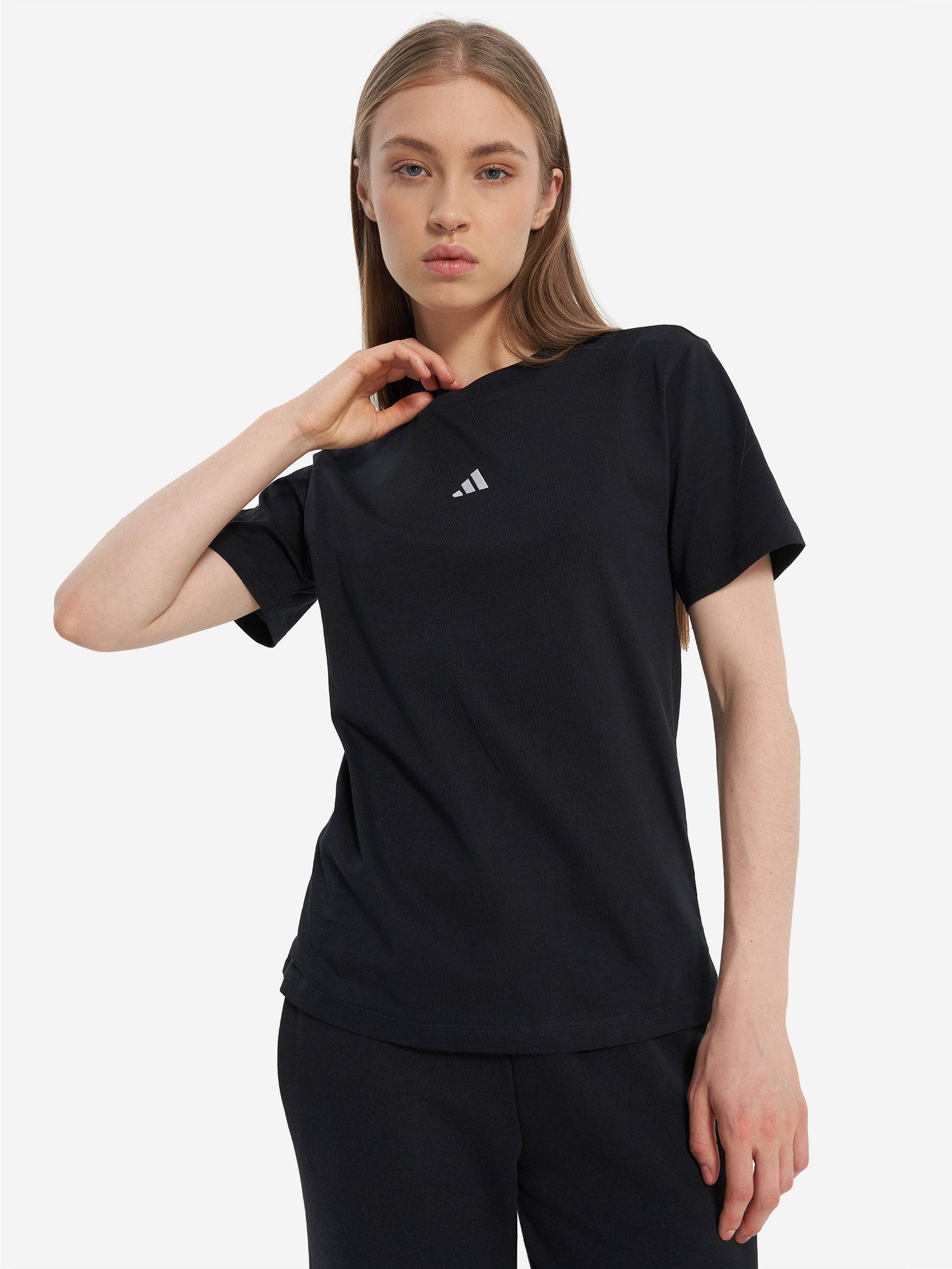 Футболка женская Adidas, черный, арт. 27030