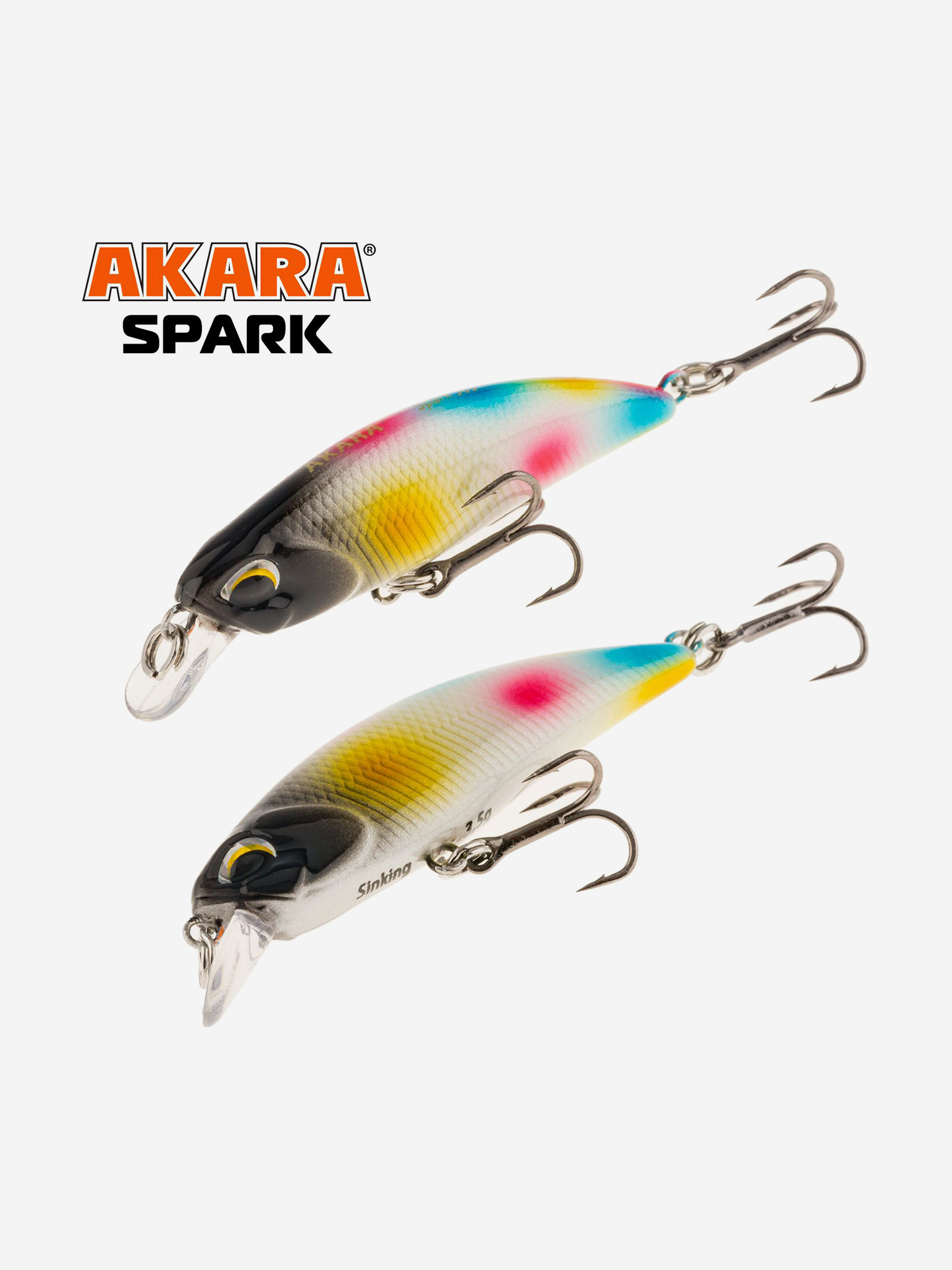 Изображение товара Воблер Akara Spark 50S минноу тонущий на форель, кумжу, окуня, голавля 3,5гр A187