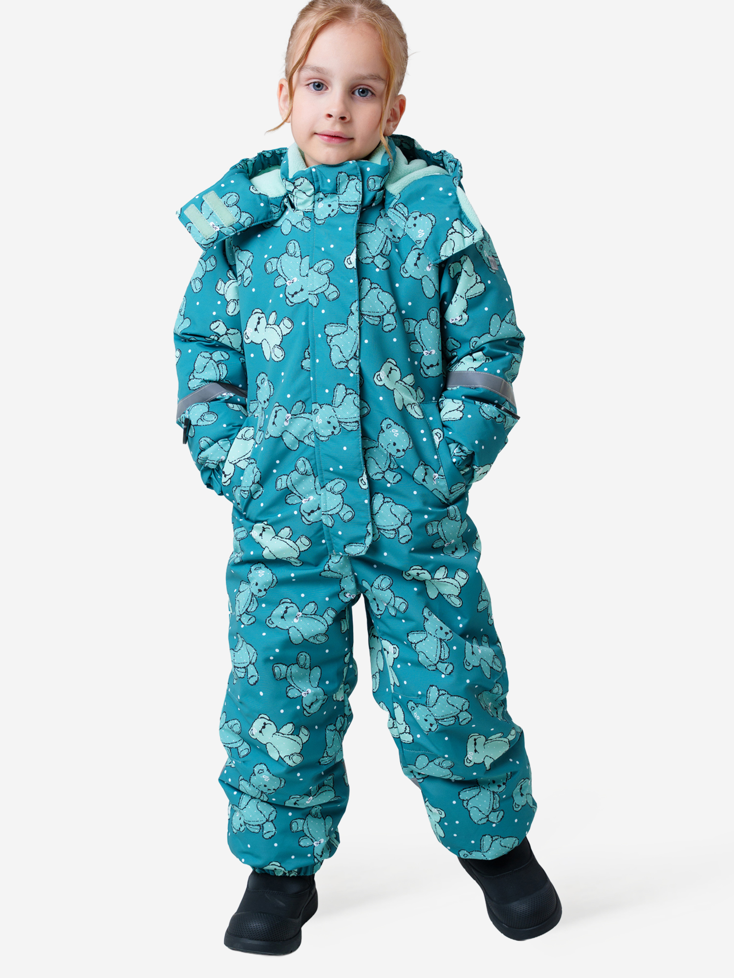 Изображение товара Зимний комбинезон для девочек PlayToday с мембраной, утеплителем 100% полиэстер