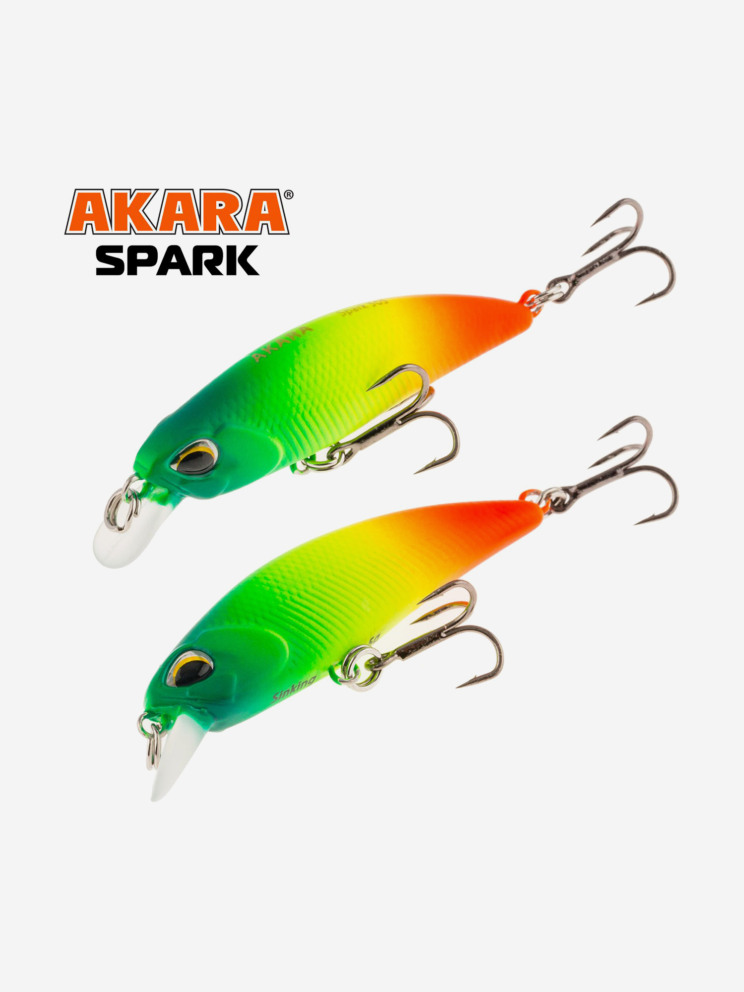 Изображение товара Воблер Akara Spark 50S минноу тонущий для хищной рыбалки 3,5гр