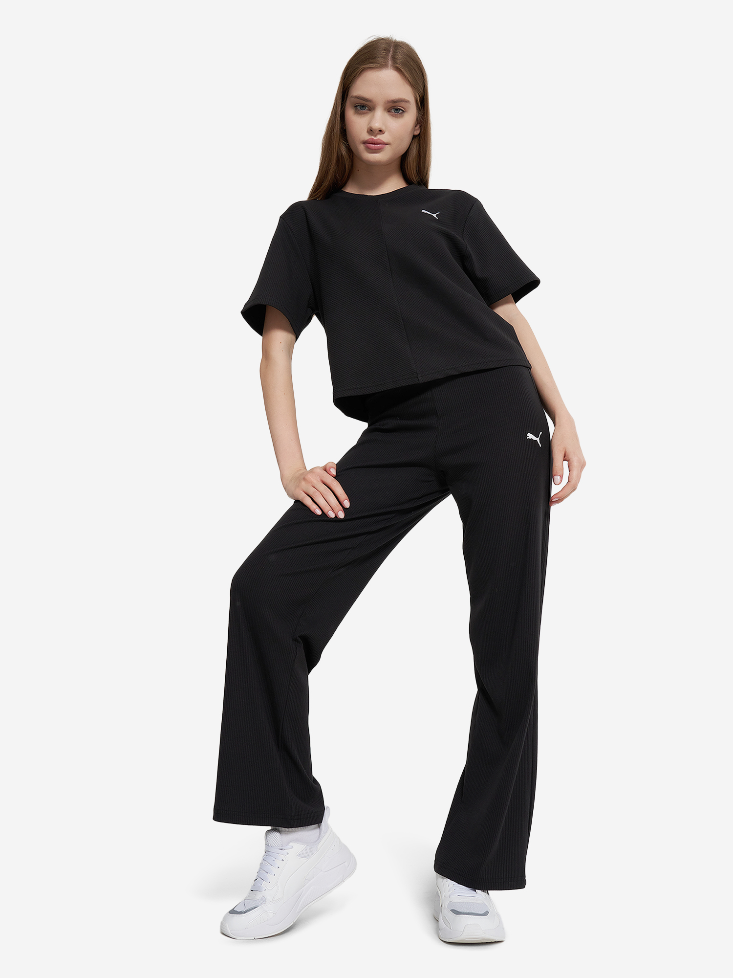 фото Футболка женская puma wardrobe ess, черный